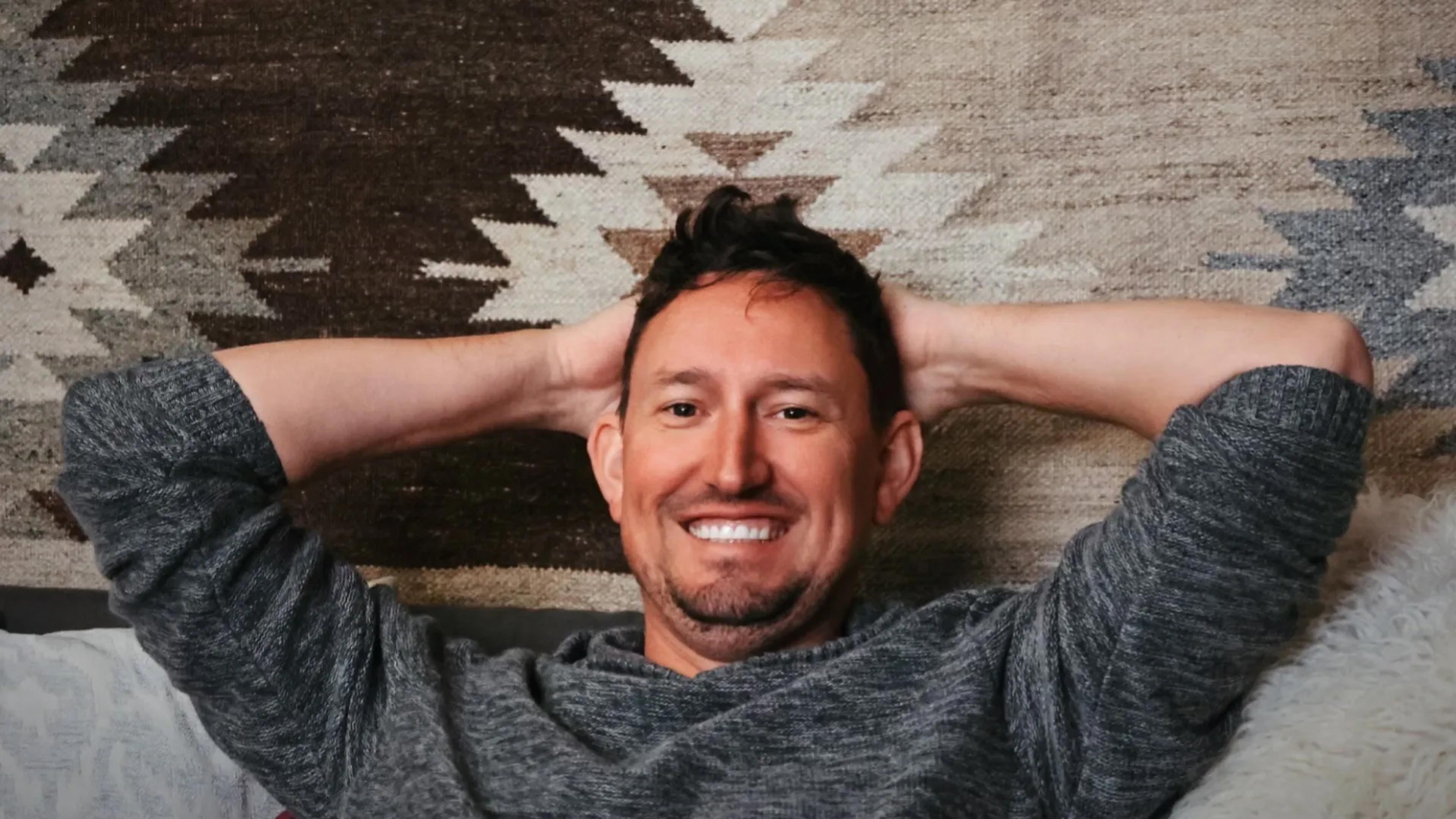 a photo of David relaxing