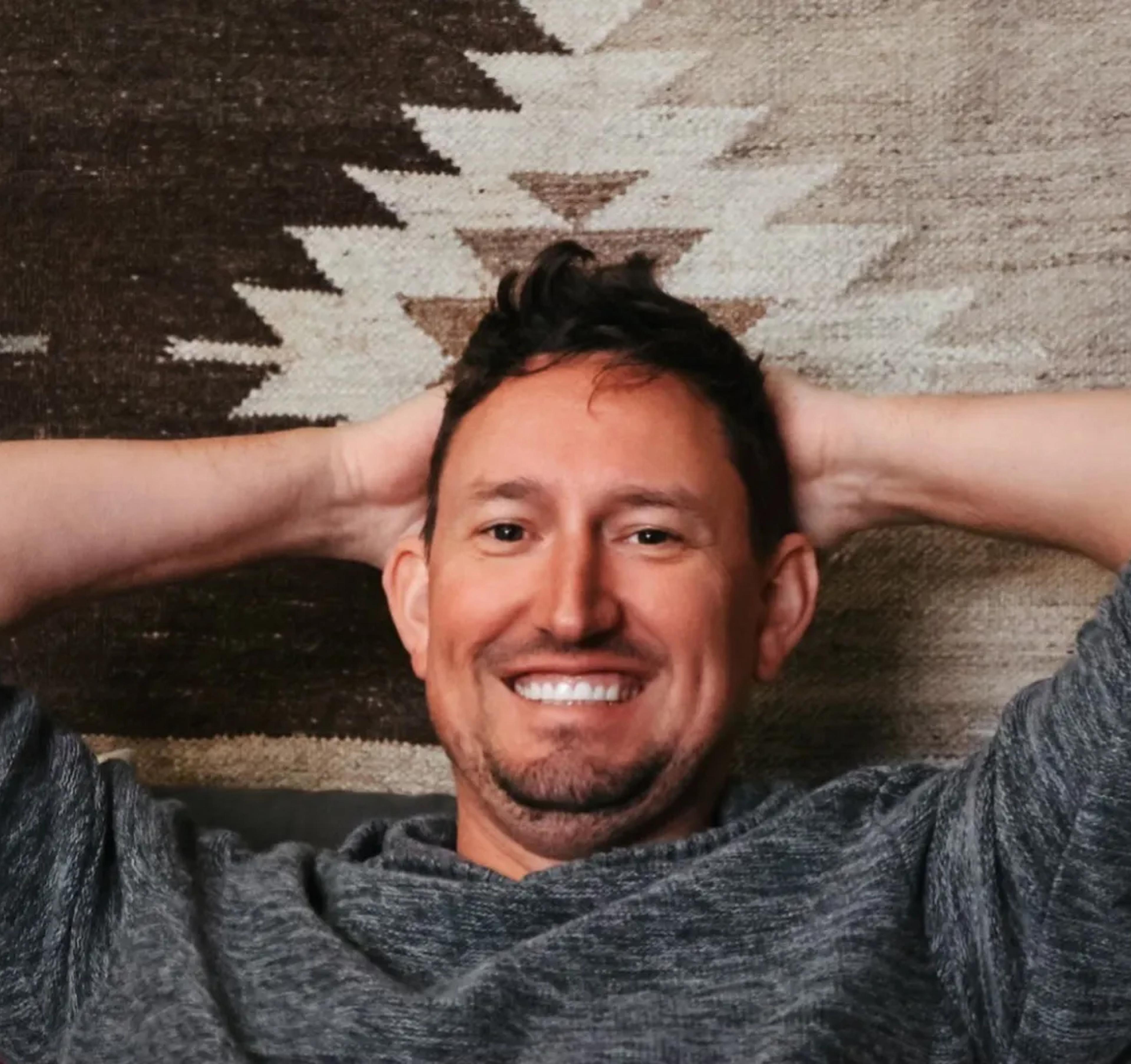 a photo of David relaxing