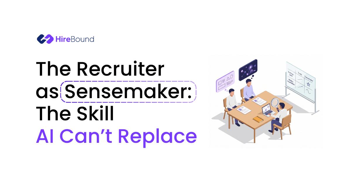 Recruiter reviewing a shortlist from an AI recruitment system, with call recordings, evaluation reports and match scores to read candidate signals