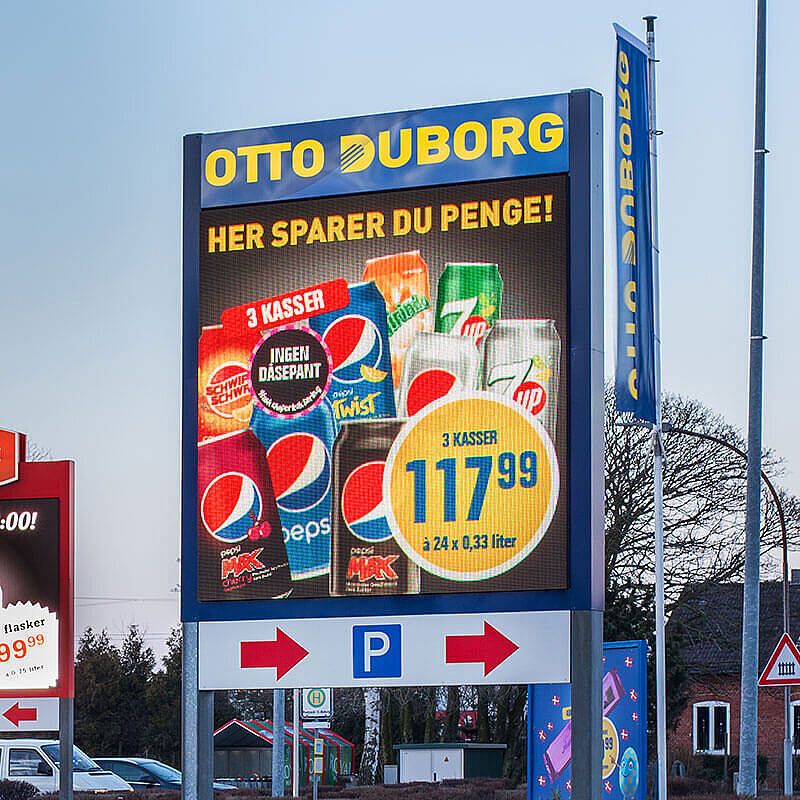 Digitale Werbedisplays
