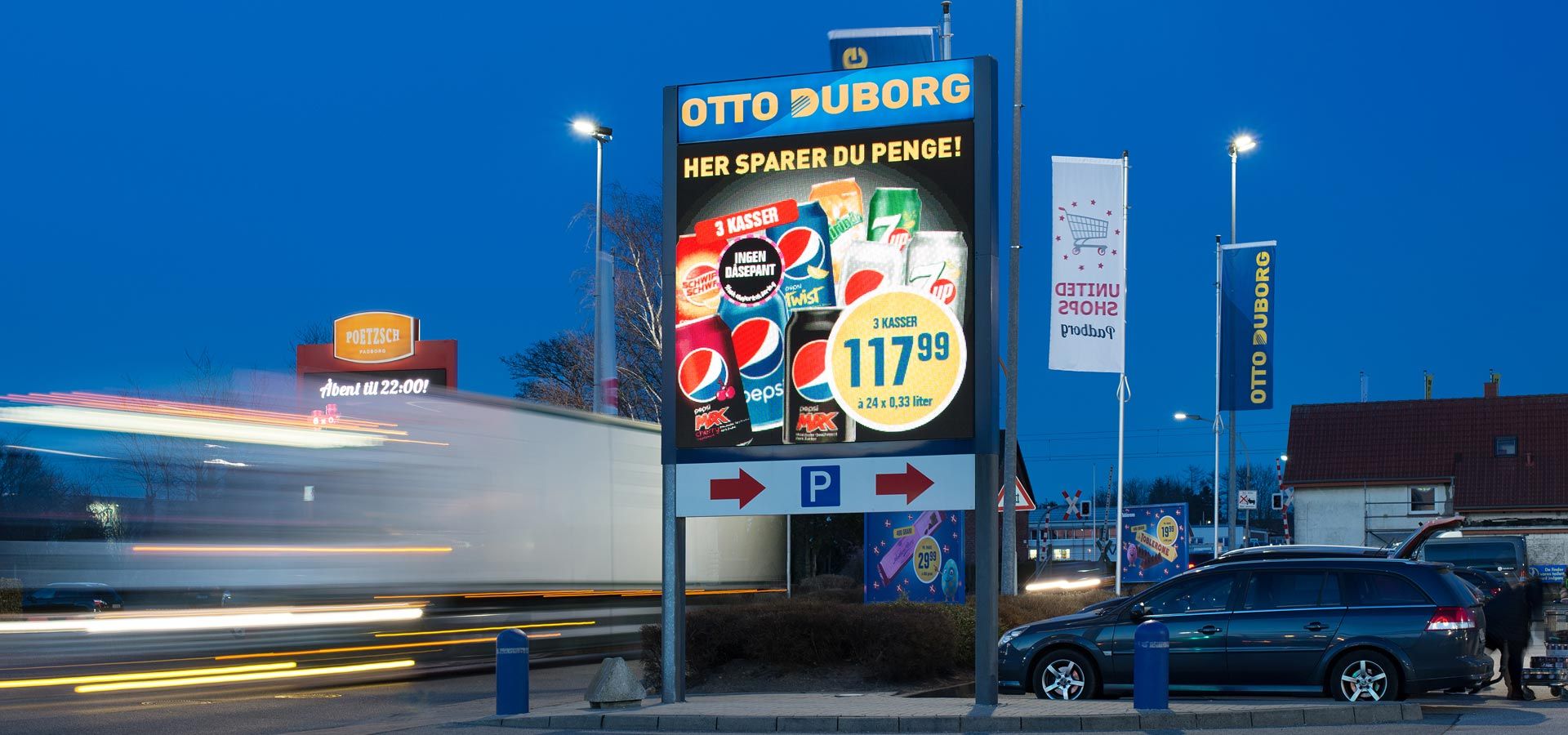 Digitale Werbedisplays