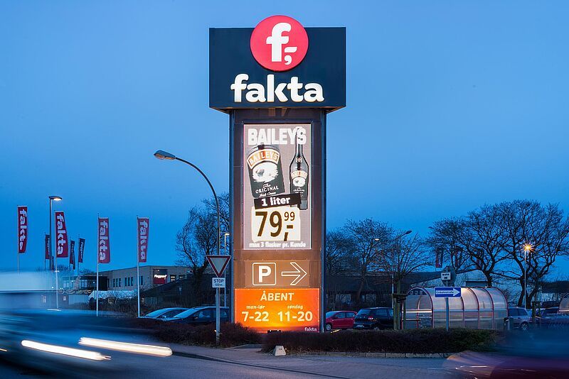 Digitale Werbedisplays