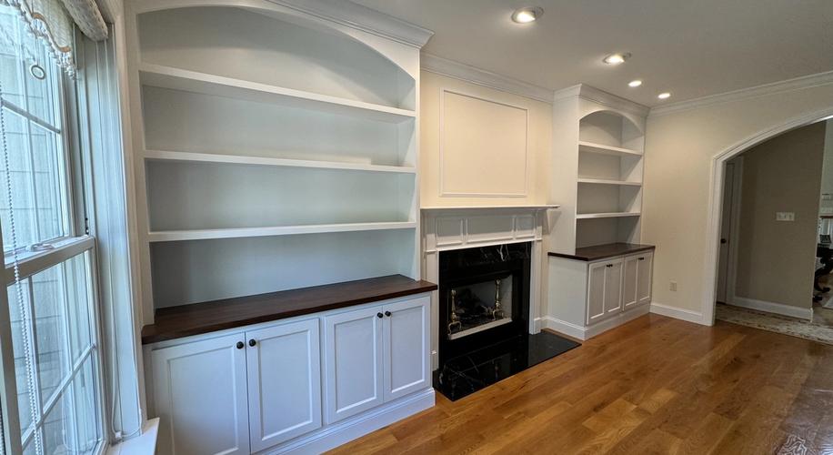 CUSTOM CASEWORK & MILLWORK DESIGNS interior design project showcase - Before and after transformation by Bonae Interiors