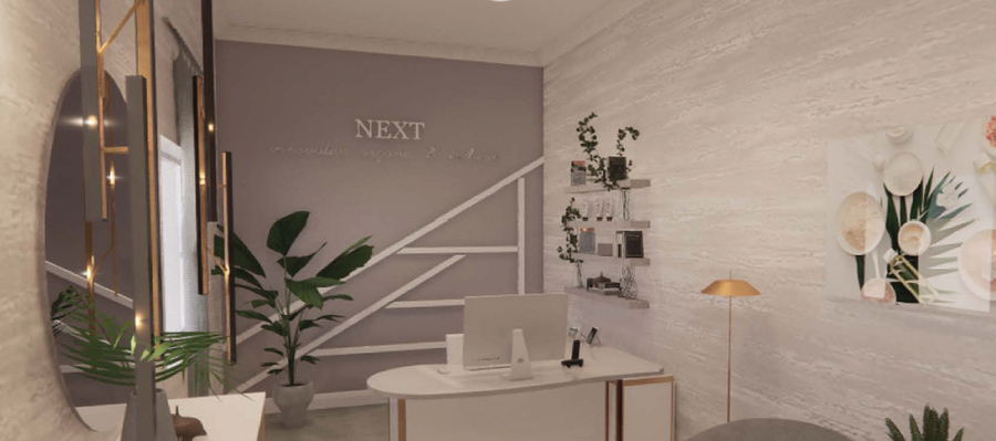 Additional view of NEXT OFFICE interior design project showing detailed craftsmanship and design elements