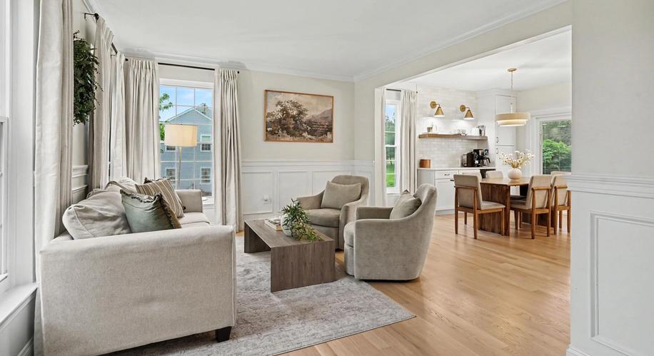 WARM TRANSITIONAL FIRST FLOOR FURNISHING & STYLING PROJECT interior design project showcase - Before and after transformation by Bonae Interiors