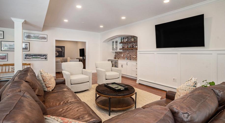 THE HEART OF THE HOME—BELOW GRADE interior design project showcase - Before and after transformation by Bonae Interiors