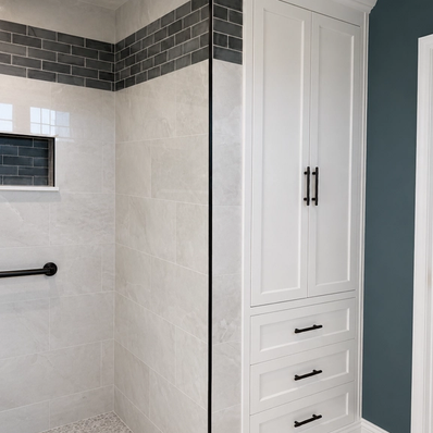 CUSTOM BATHROOM STORAGE SOLUTIONS