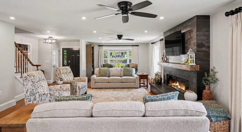 MODERN COUNTRY LIVING - TELFORD, PA interior design project showcase - Before and after transformation by Bonae Interiors