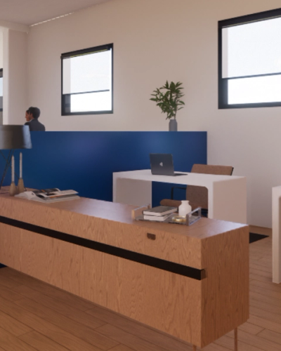 WAYNE PR OFFICE | COMMERCIAL INTERIOR DESIGN - Professional interior design project by Bonae Interiors