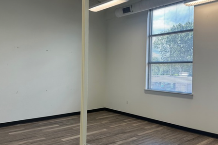 empty office corner near the conference room
