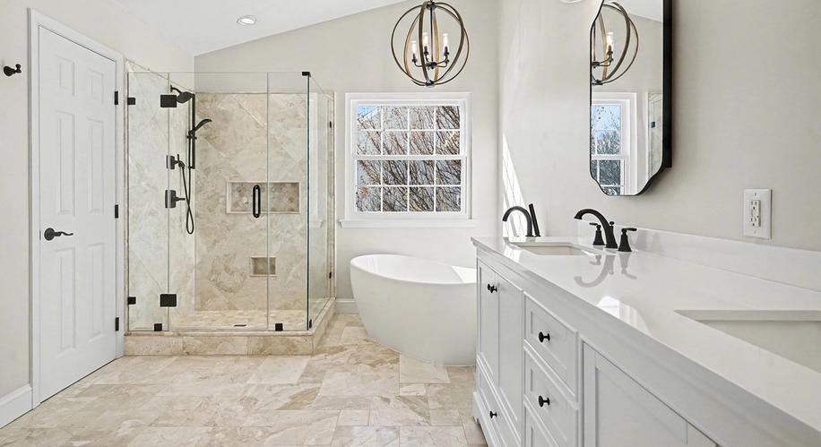 A CLASSIC PRIMARY BATHROOM DESIGNED TO LAST interior design project showcase - Before and after transformation by Bonae Interiors