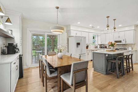 dining and kitchen