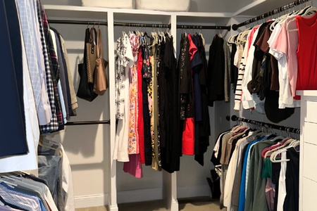 main closet space