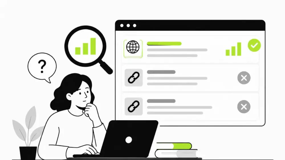 Análisis de backlinks de calidad y enlaces de baja calidad