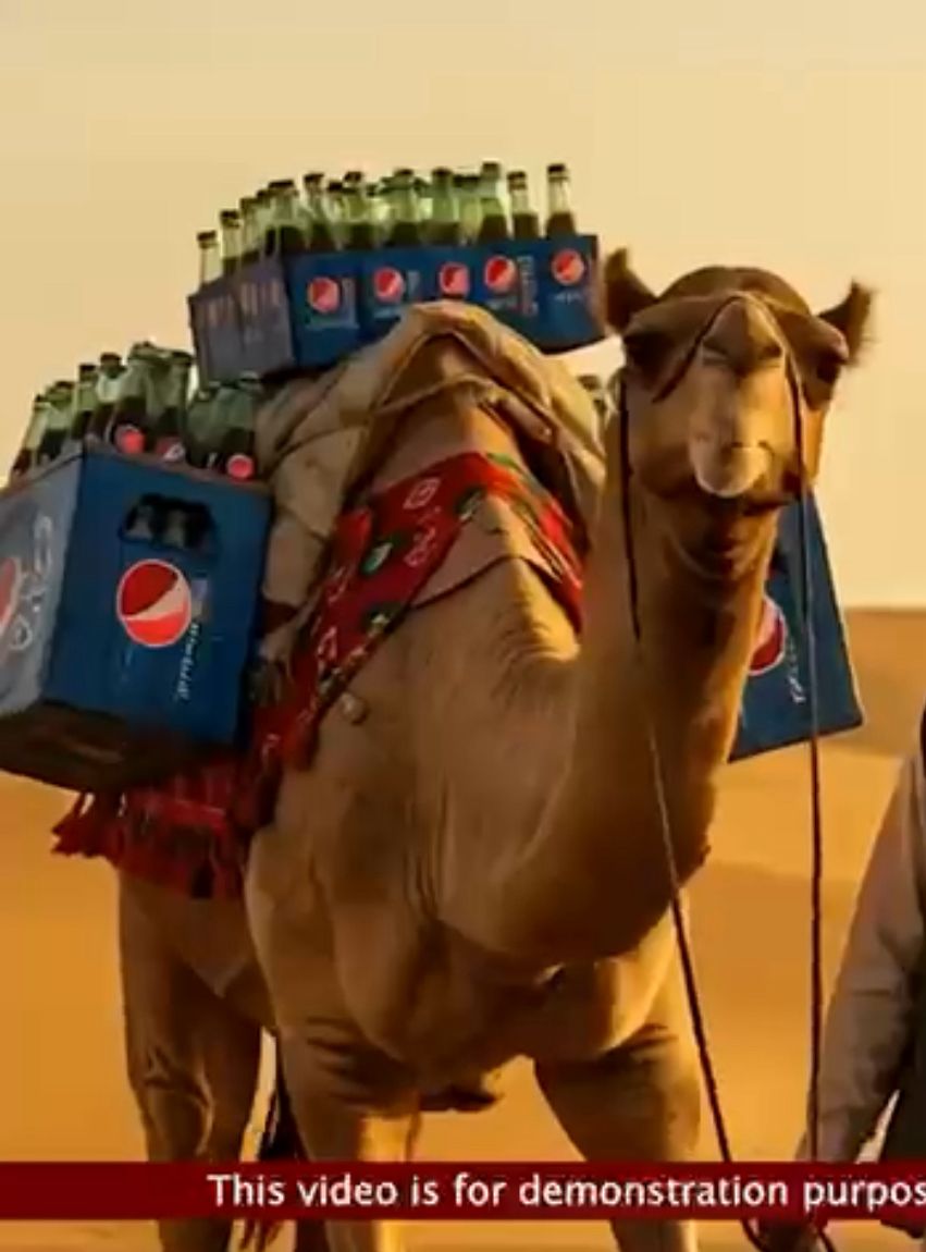 Camel pepsi advertisement