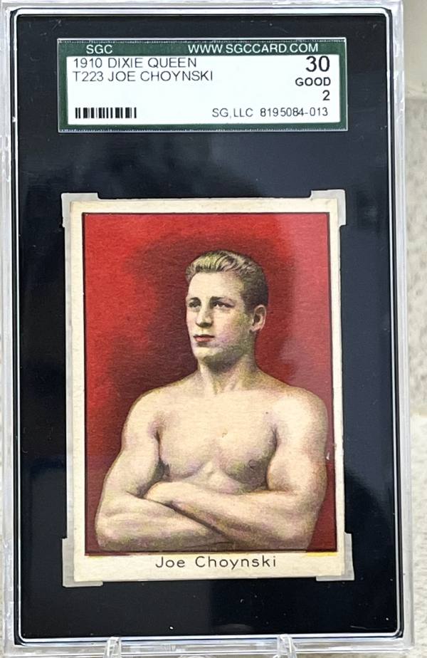 1910 T223 Dixie Queen Joe Choynski SGC 2 GOOD front