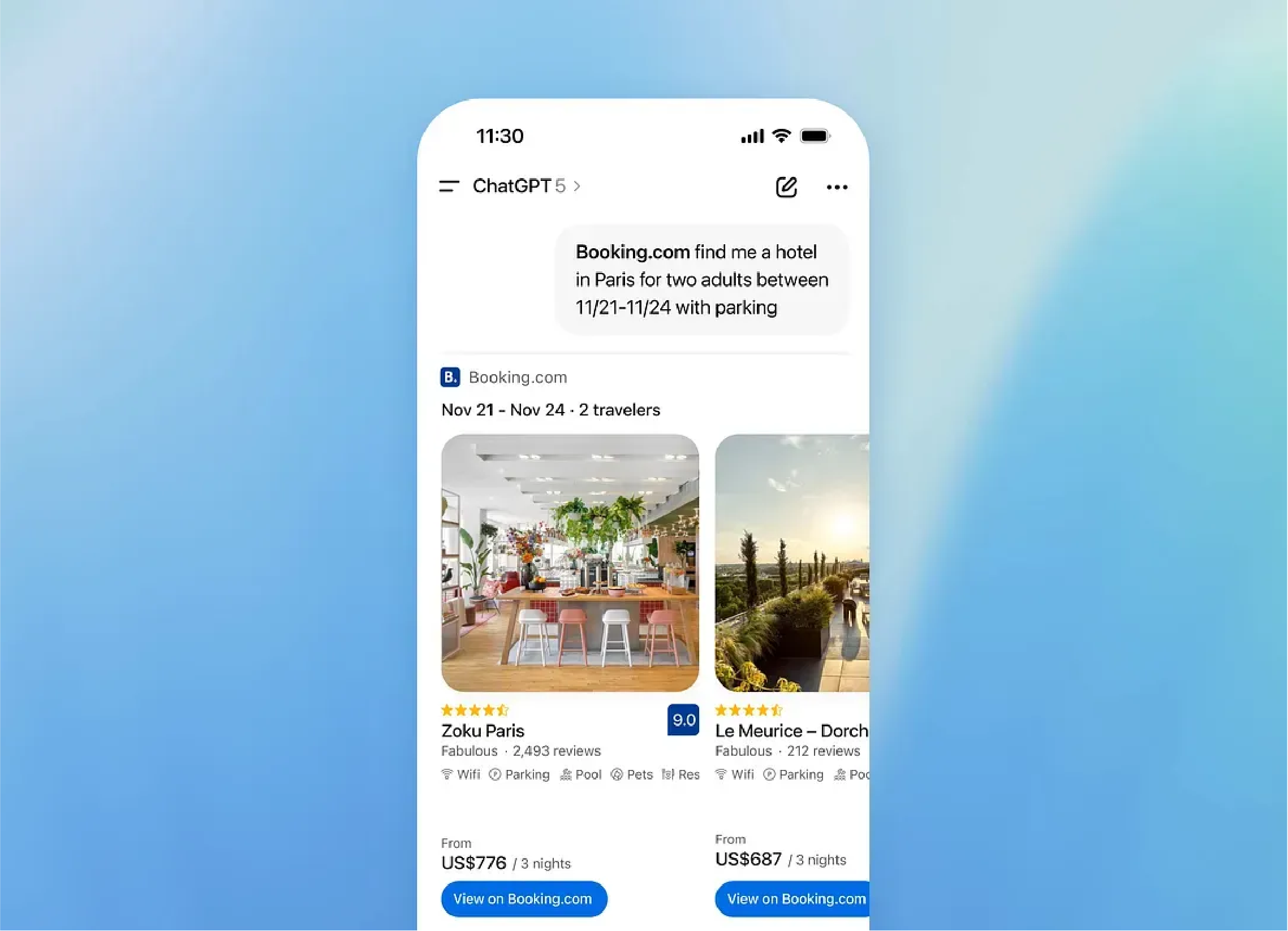 Image of a ChatGPT App
