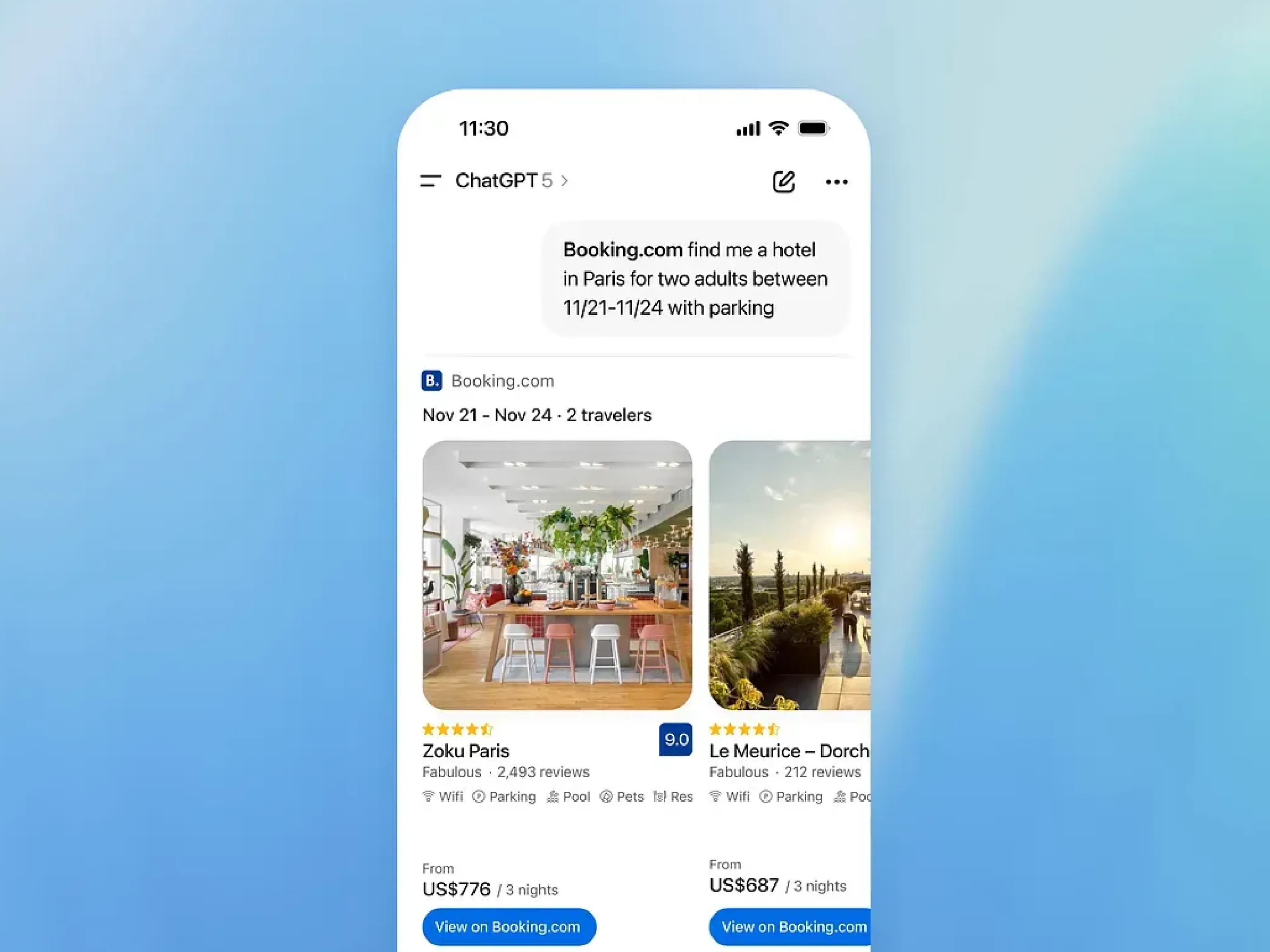 Image of a ChatGPT App