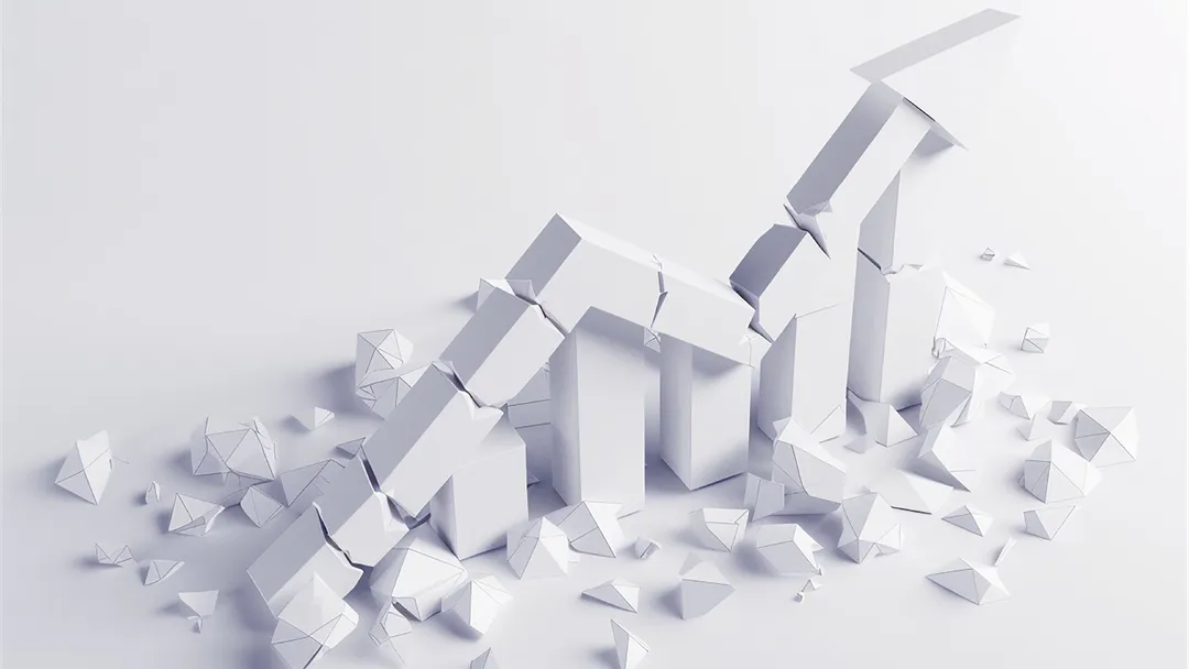 Risk Management shown by white stones forming an arrow