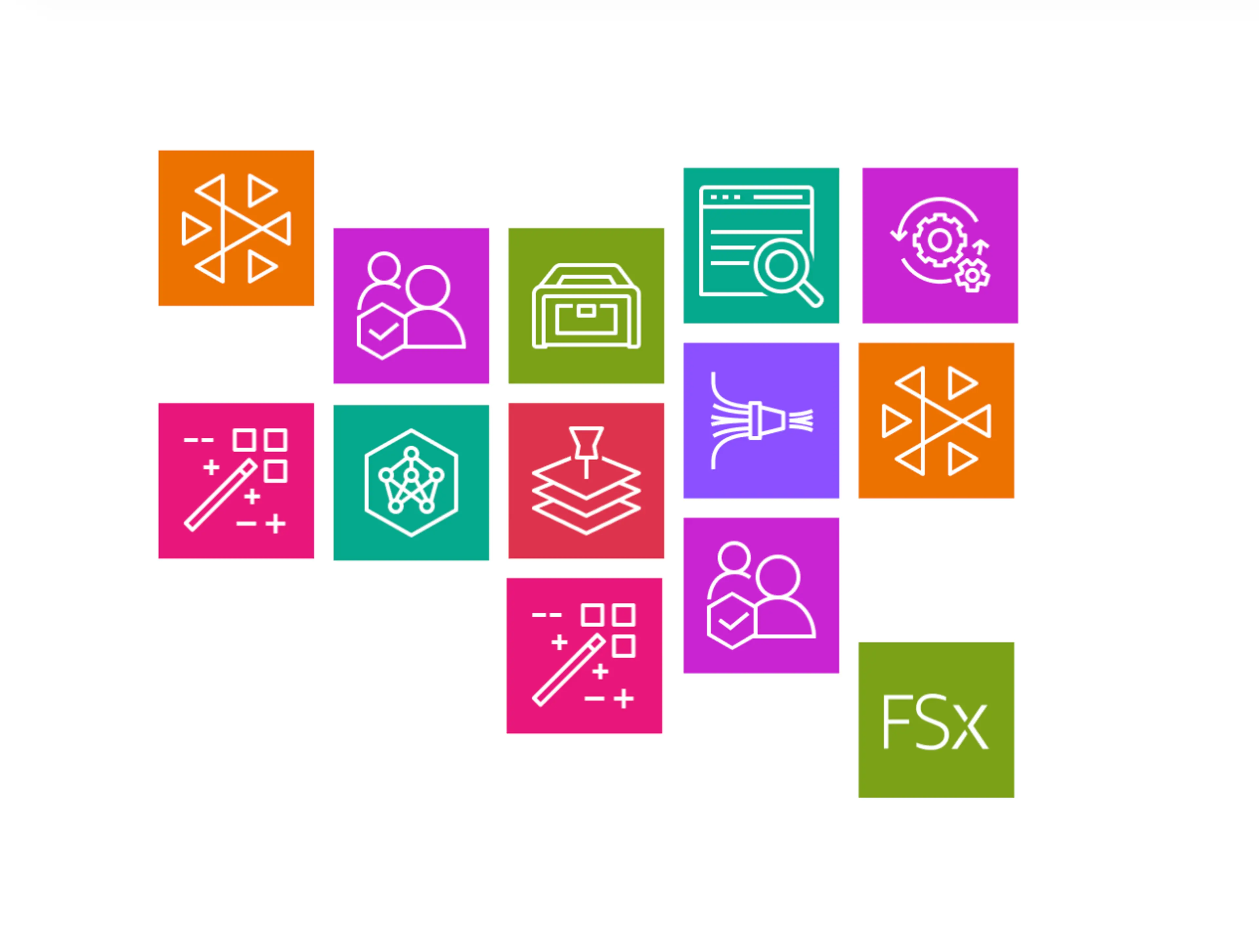 AWS data visual icons