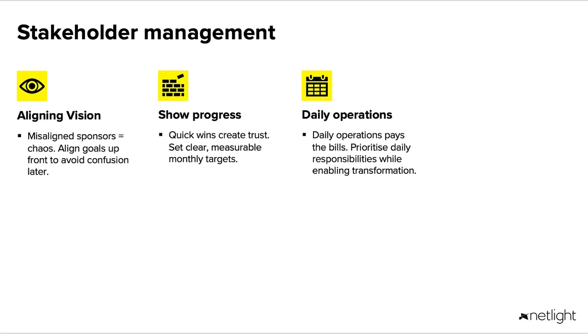 Stakeholder Management