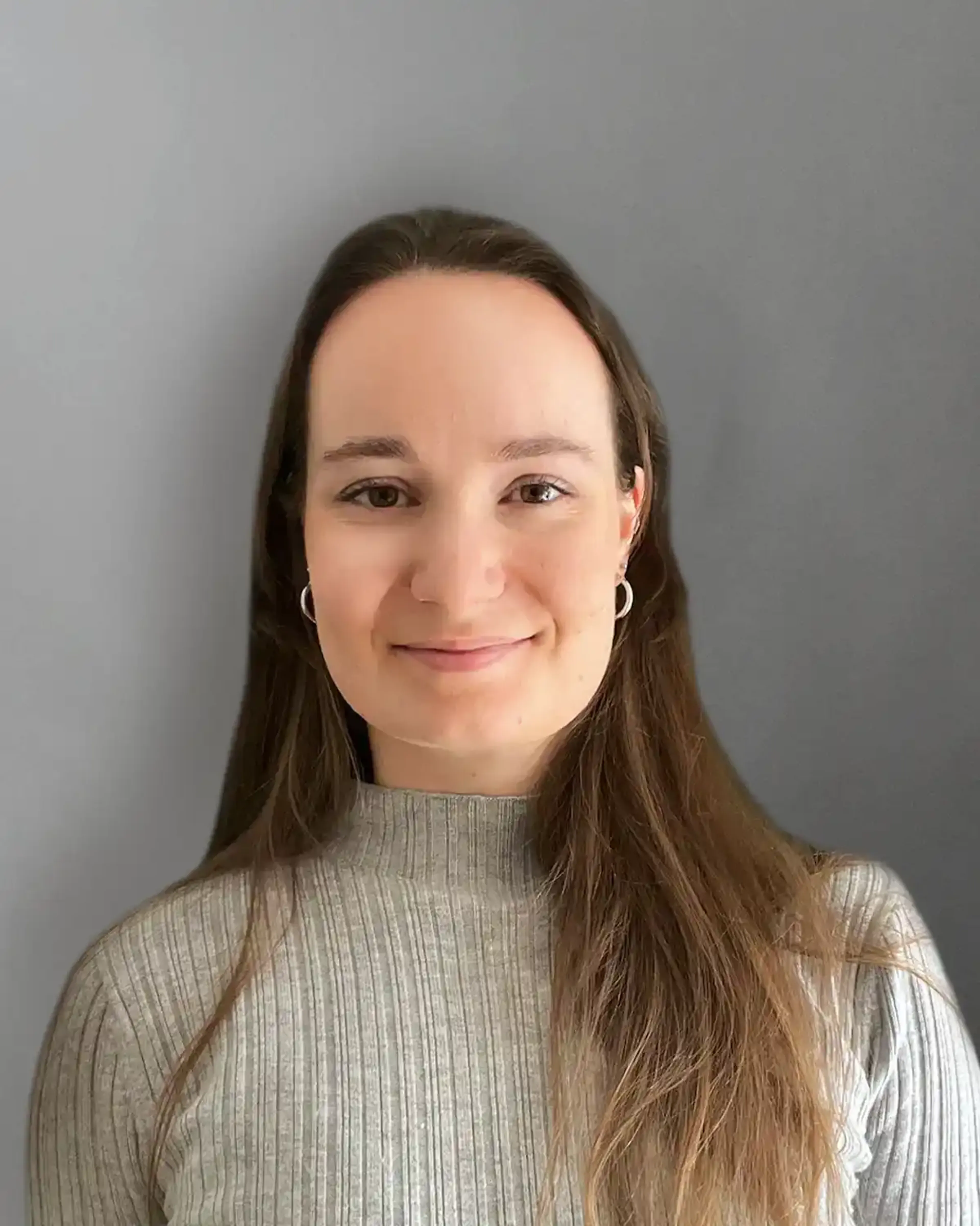 Woman with brown hair