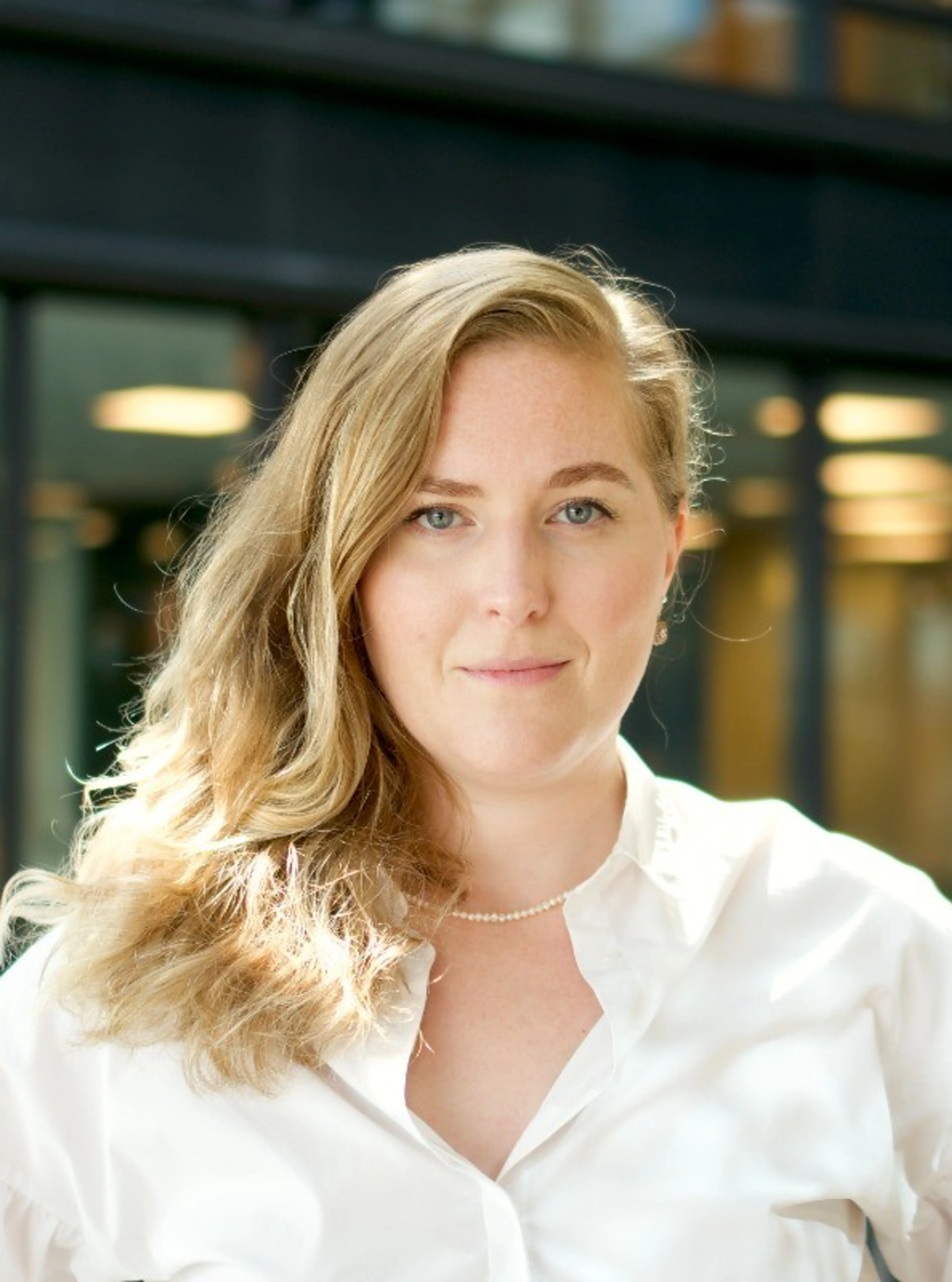 Woman with a white shirt