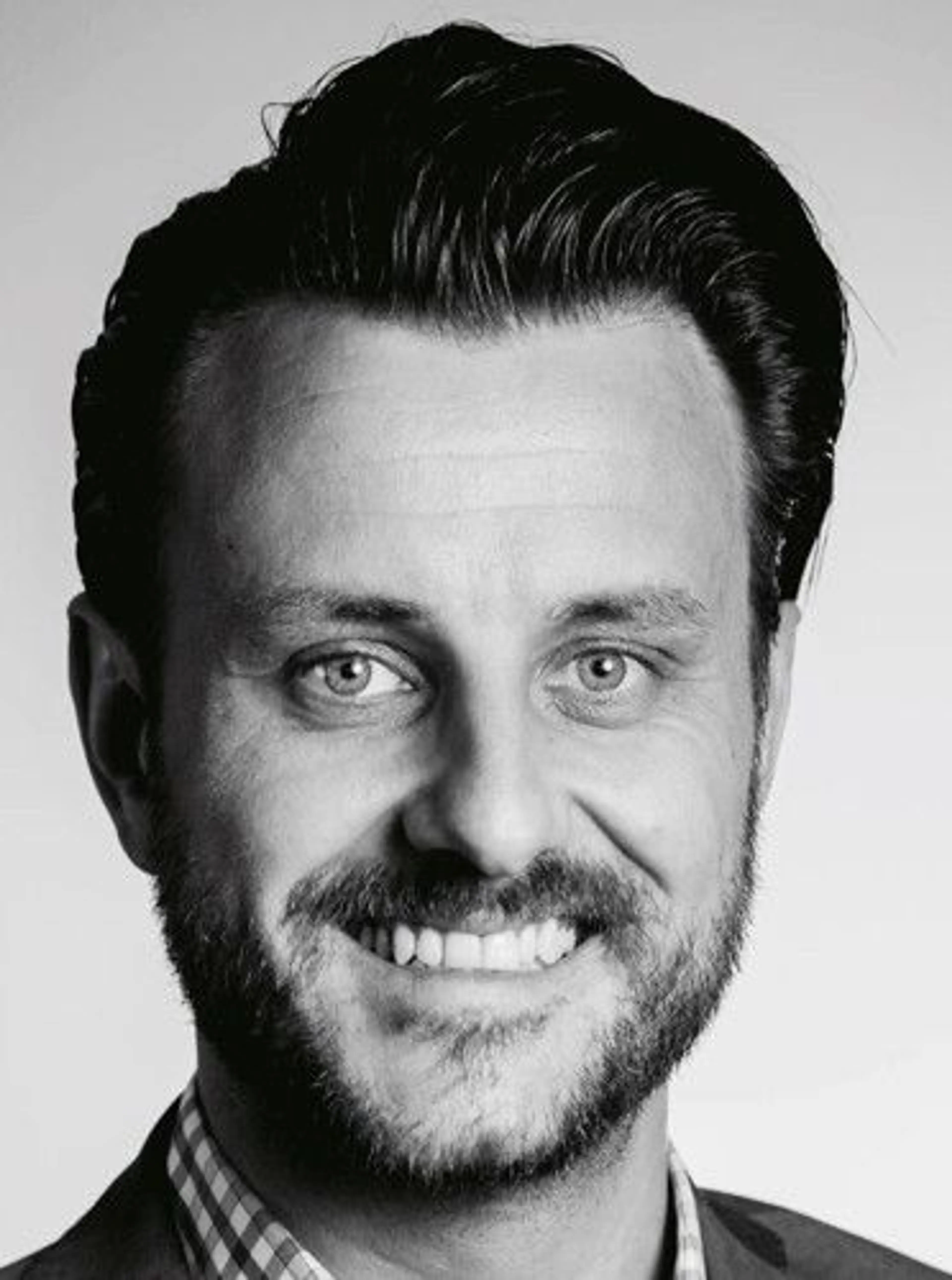 Smiling man.