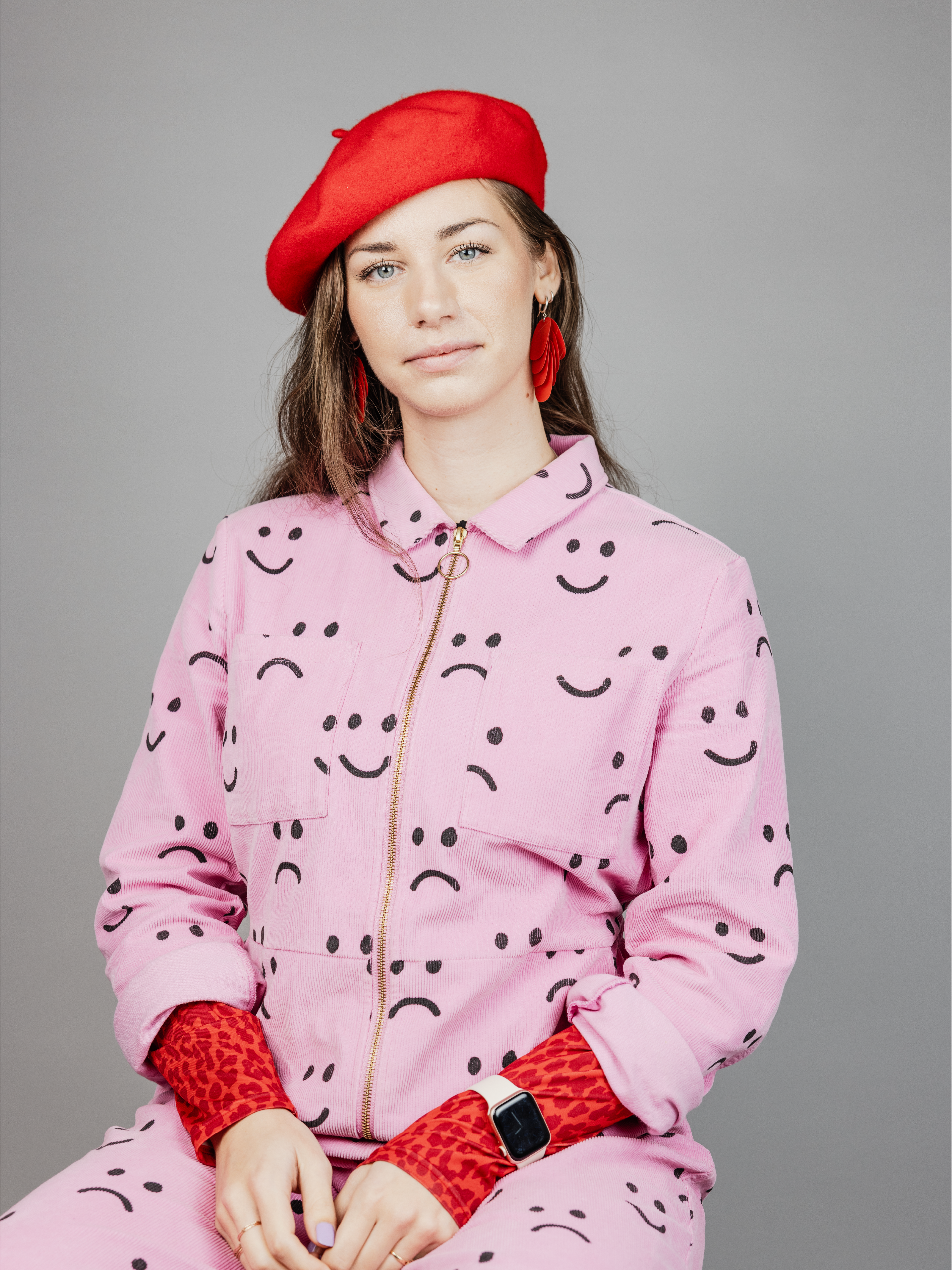 Woman in beret