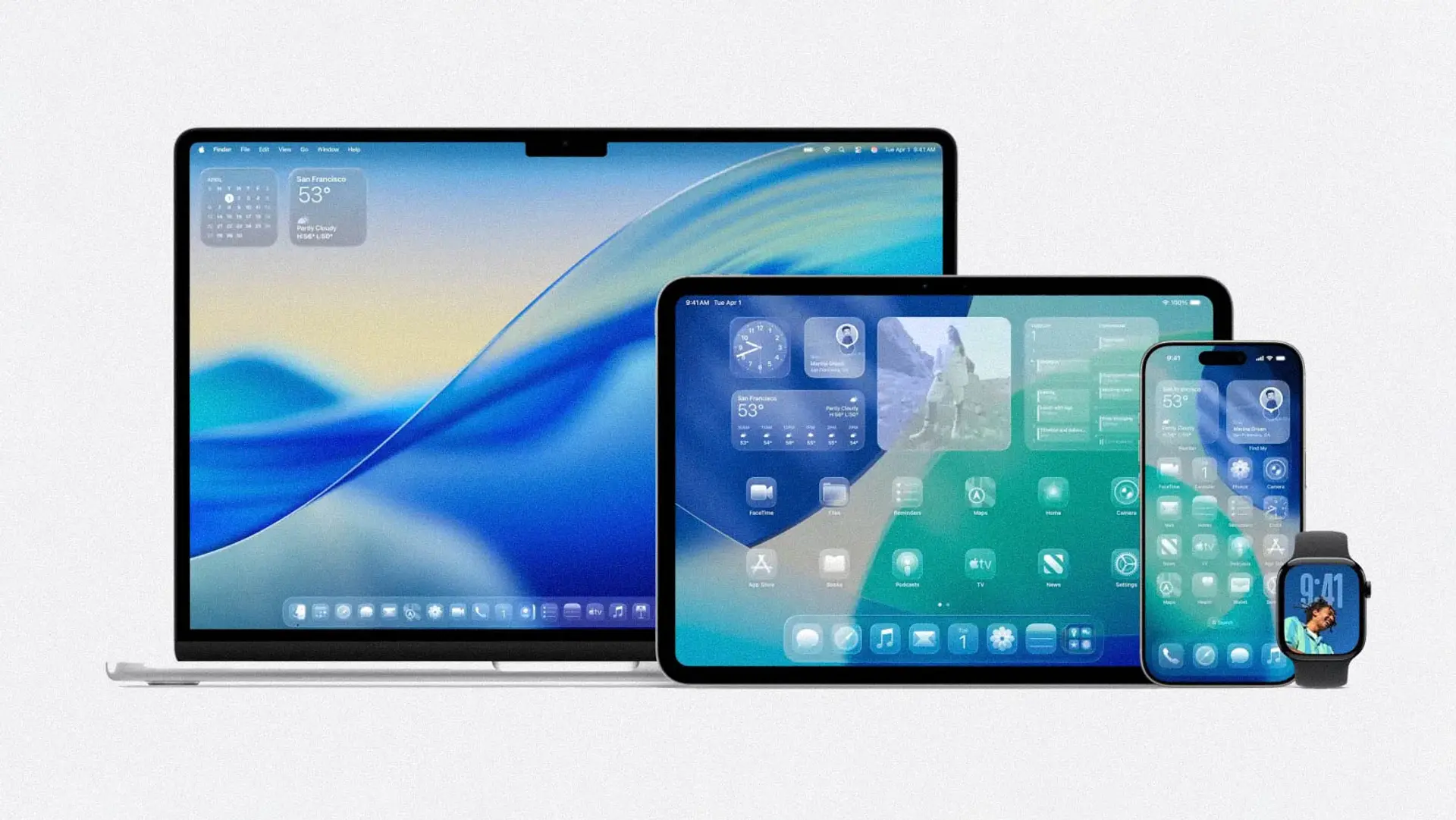 Apple liquid glass design