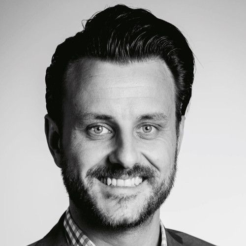 Smiling man. 