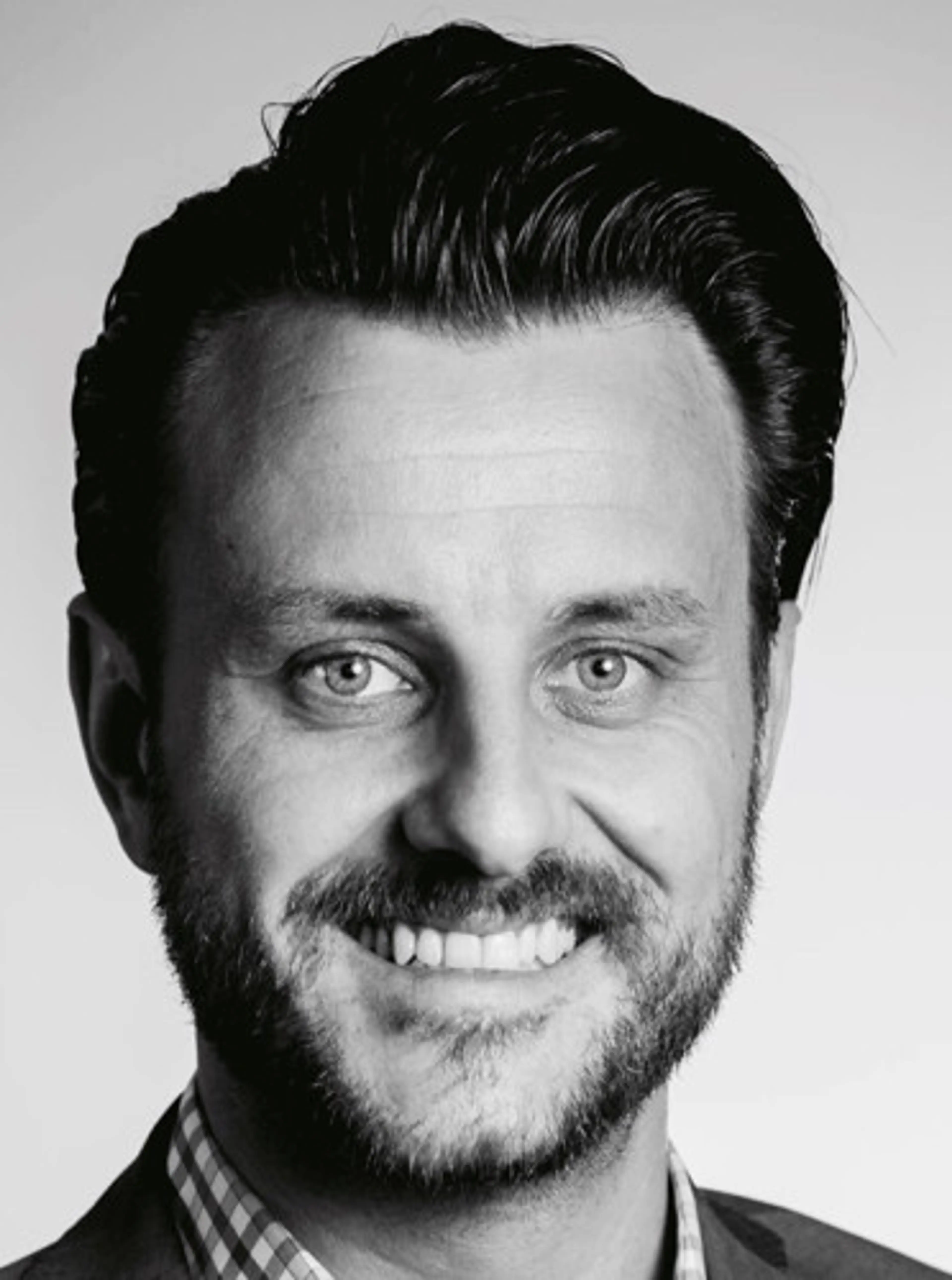 Smiling man.