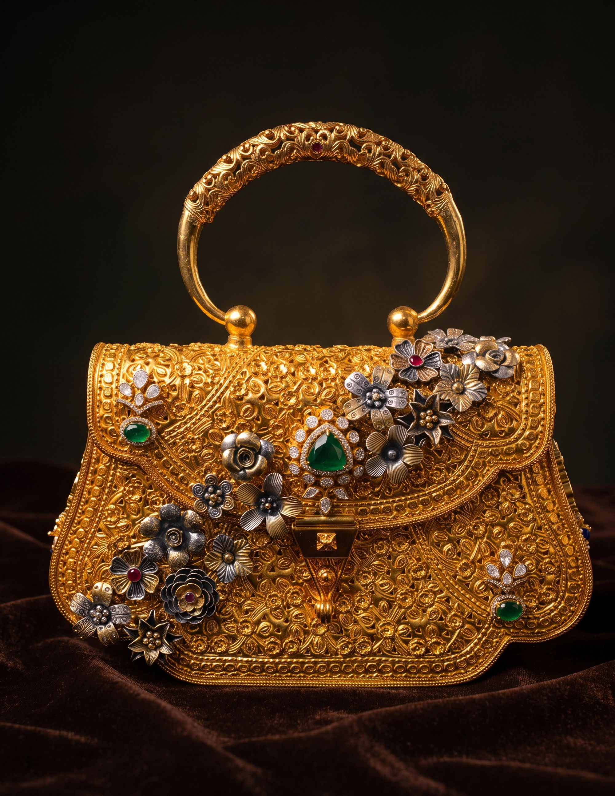 Antique 2 Tone Purse