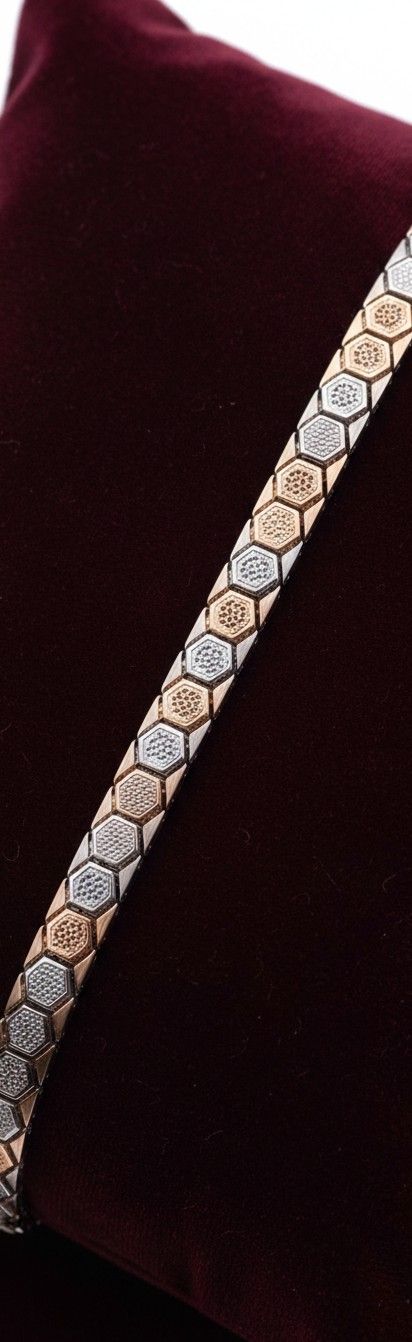 Men Bracelet 2 Tone - 21