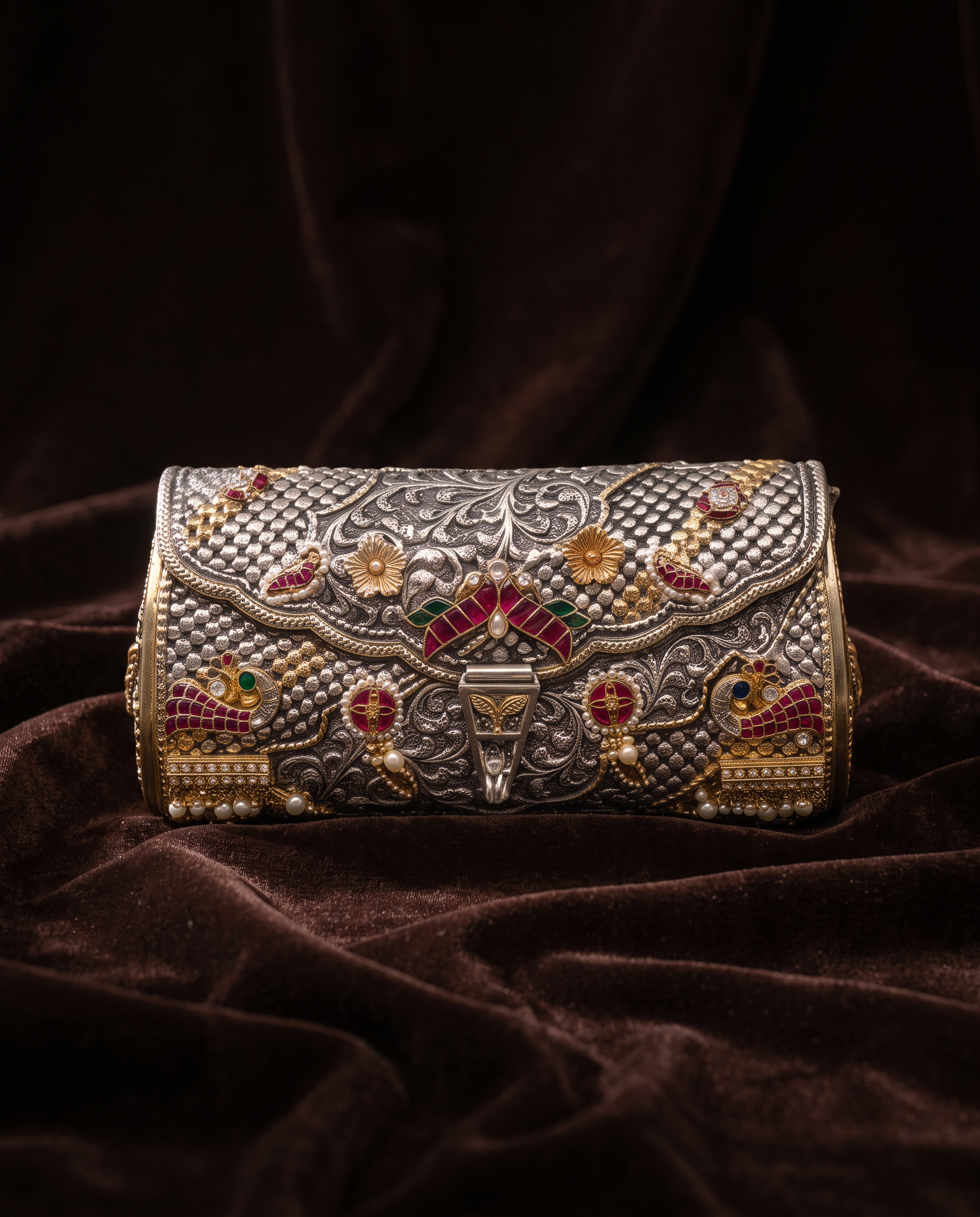 Antique  2 Tone Purse 