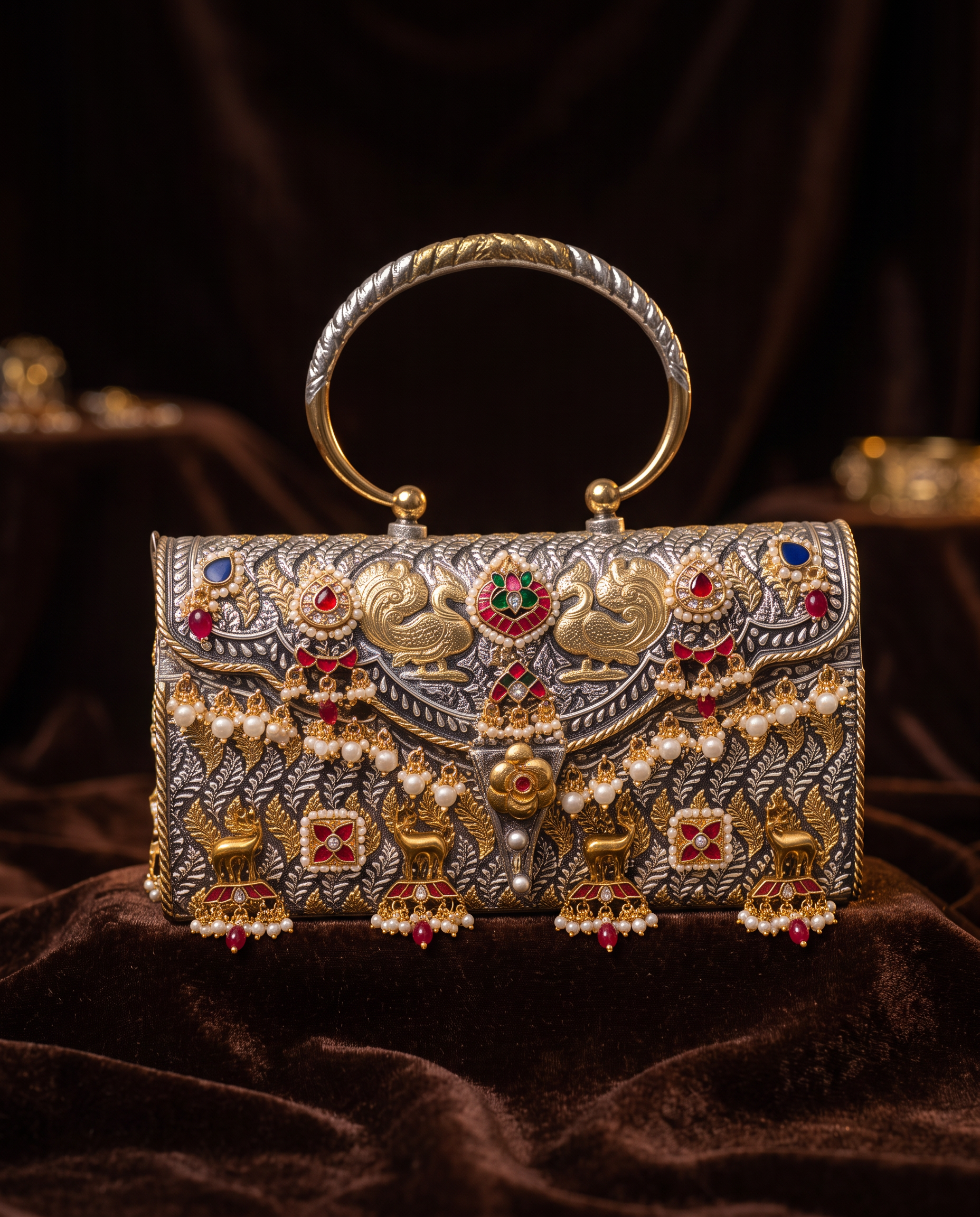 Antique  2 Tone Purse 