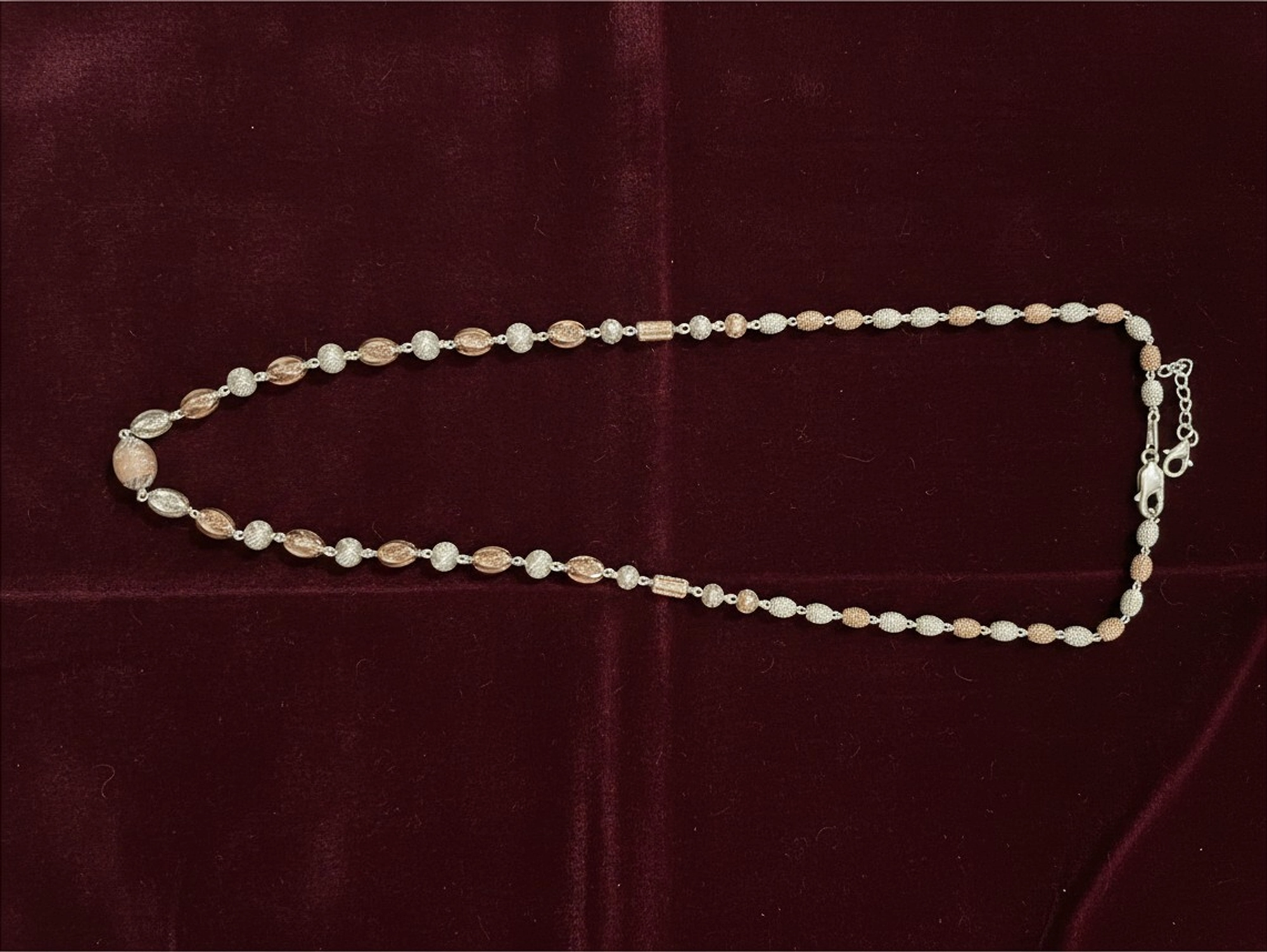 92.5 Rose Gold Cnc Cutting Chain - 105