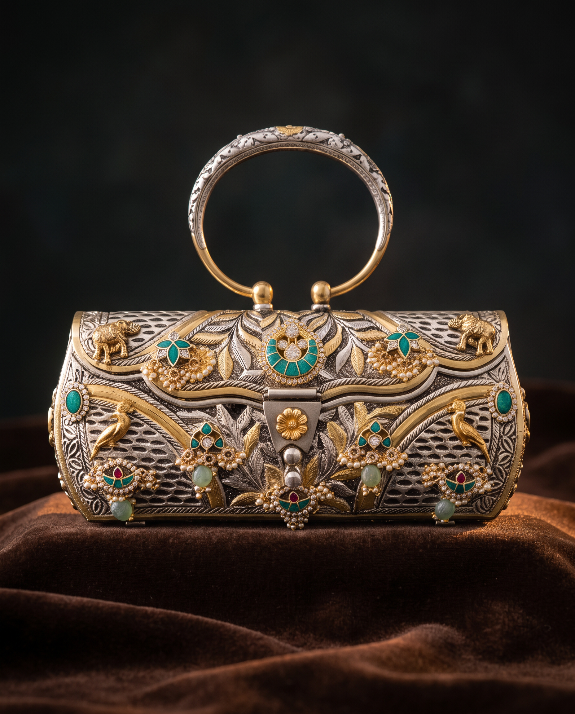 Antique  2 Tone Purse 