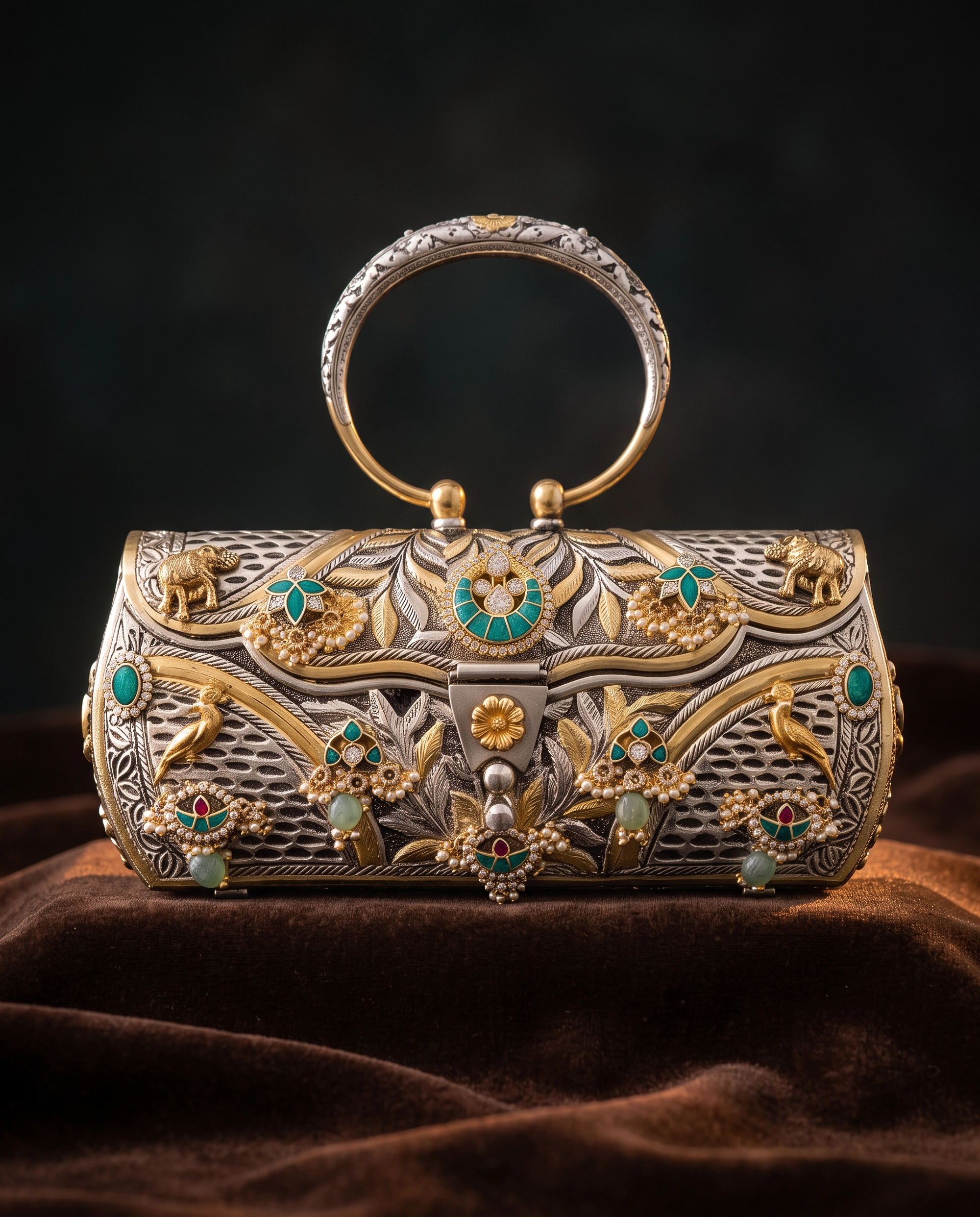 Antique 2 Tone Purse