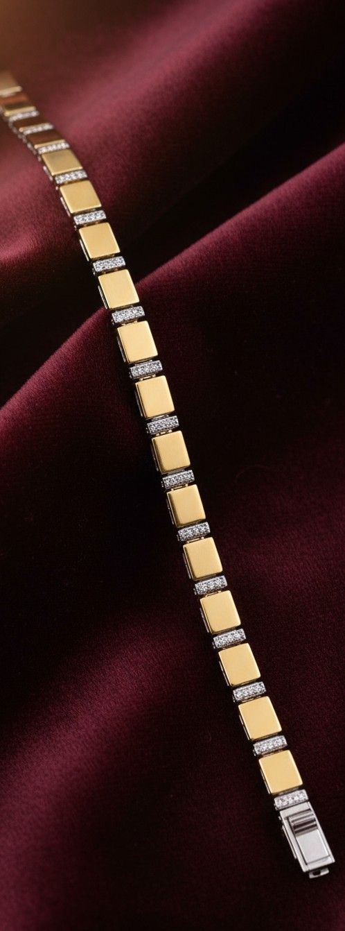 Men Bracelet 2 Tone - 24