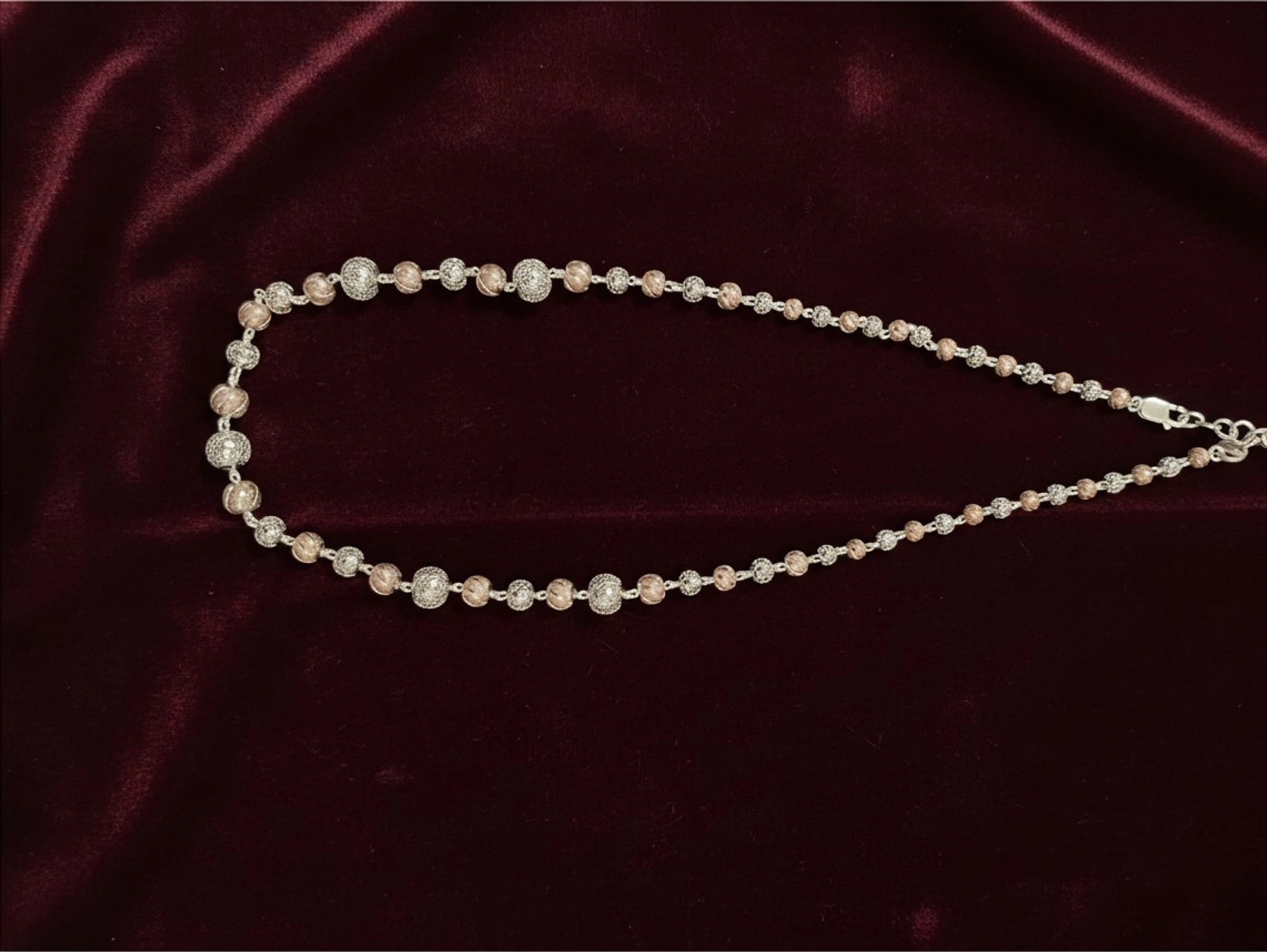 92.5 Rose Gold Cnc Cutting Chain - 103