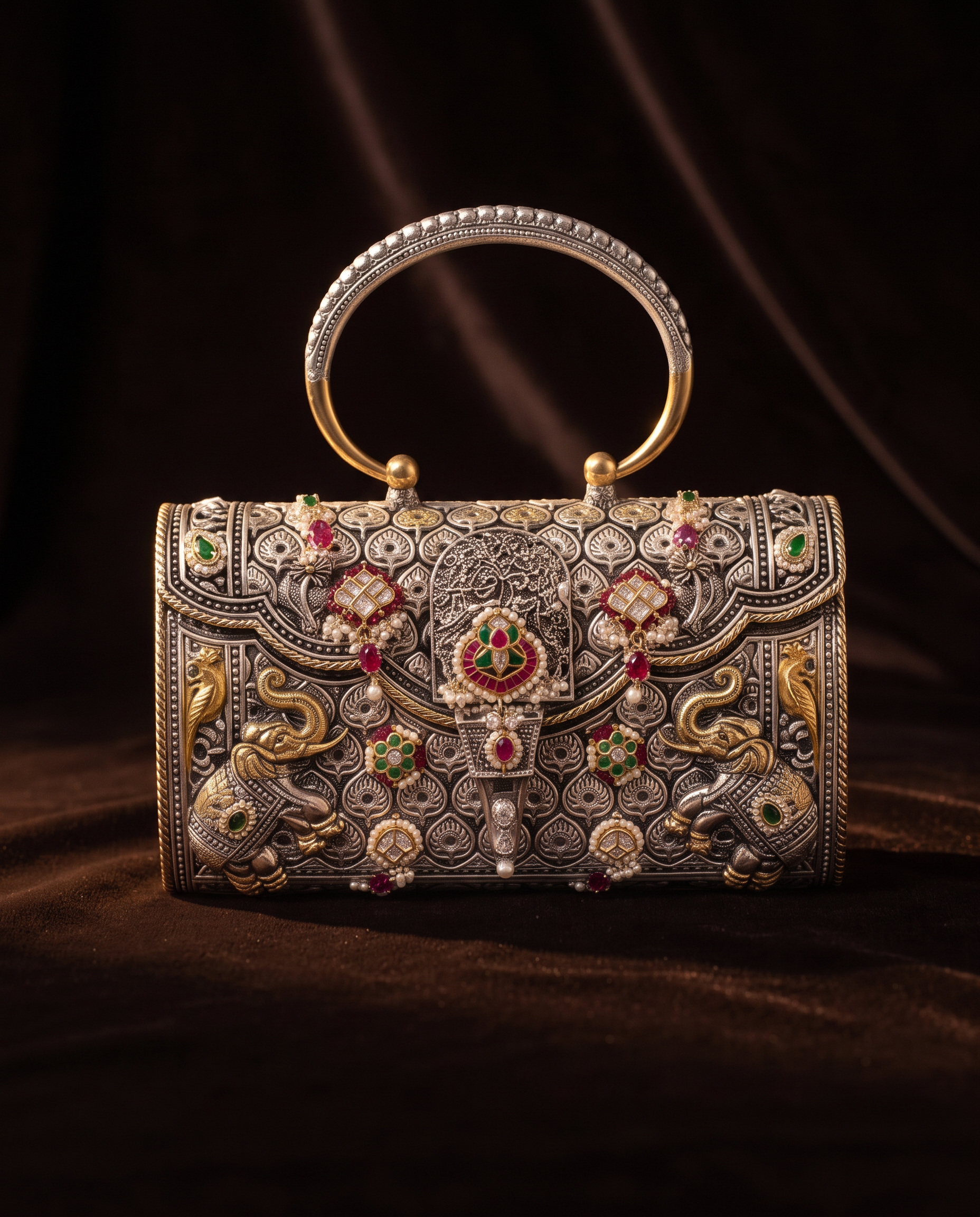 Antique  2 Tone Purse 