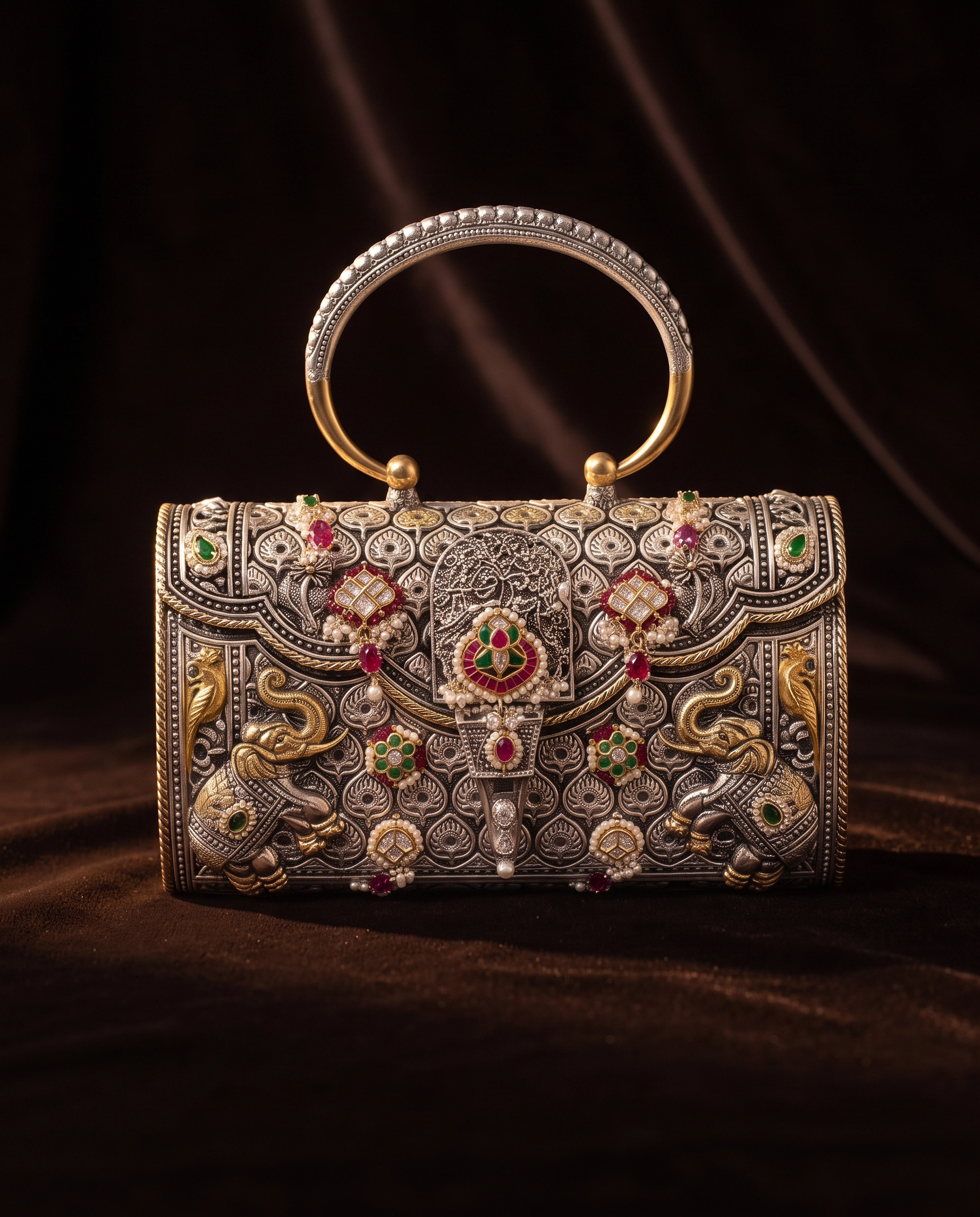 Antique 2 Tone Purse