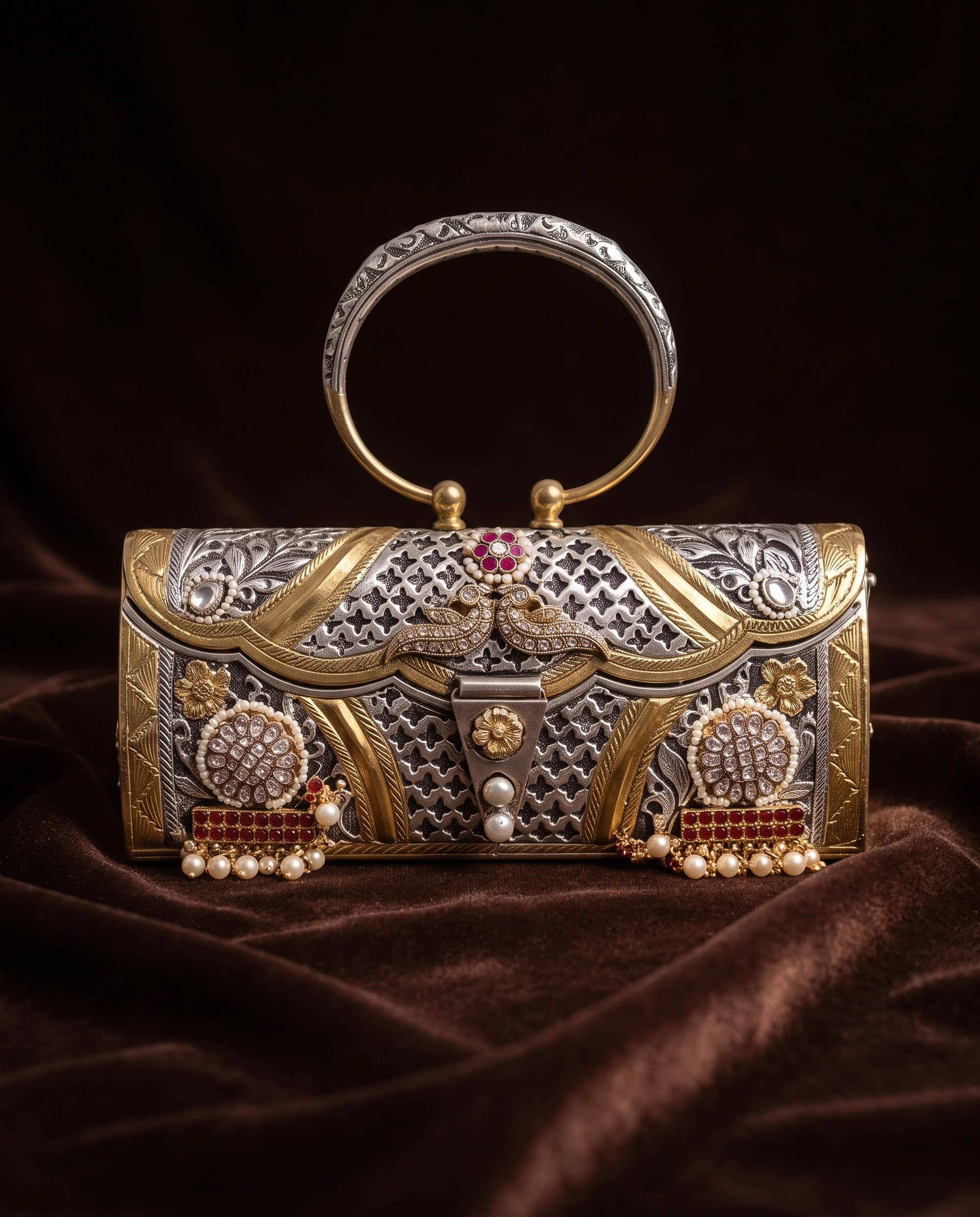 Antique 2 Tone Purse