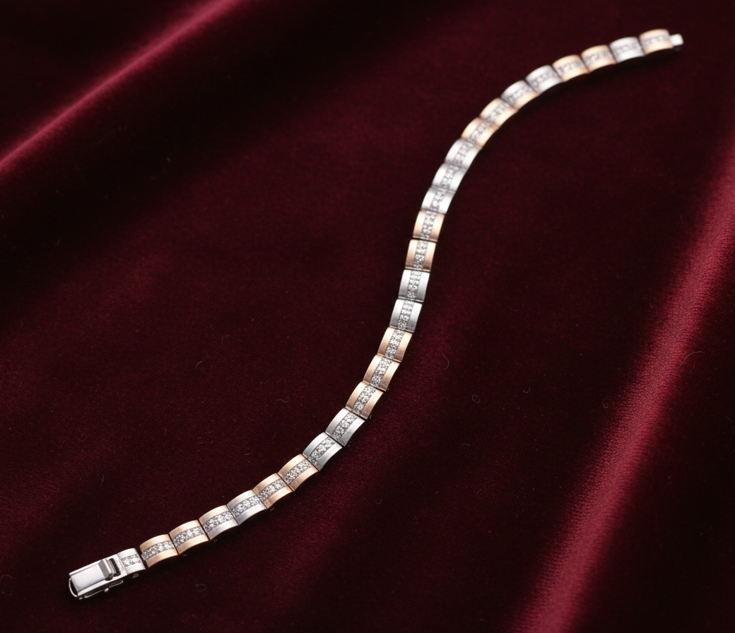 Men Bracelet 2 Tone - 32