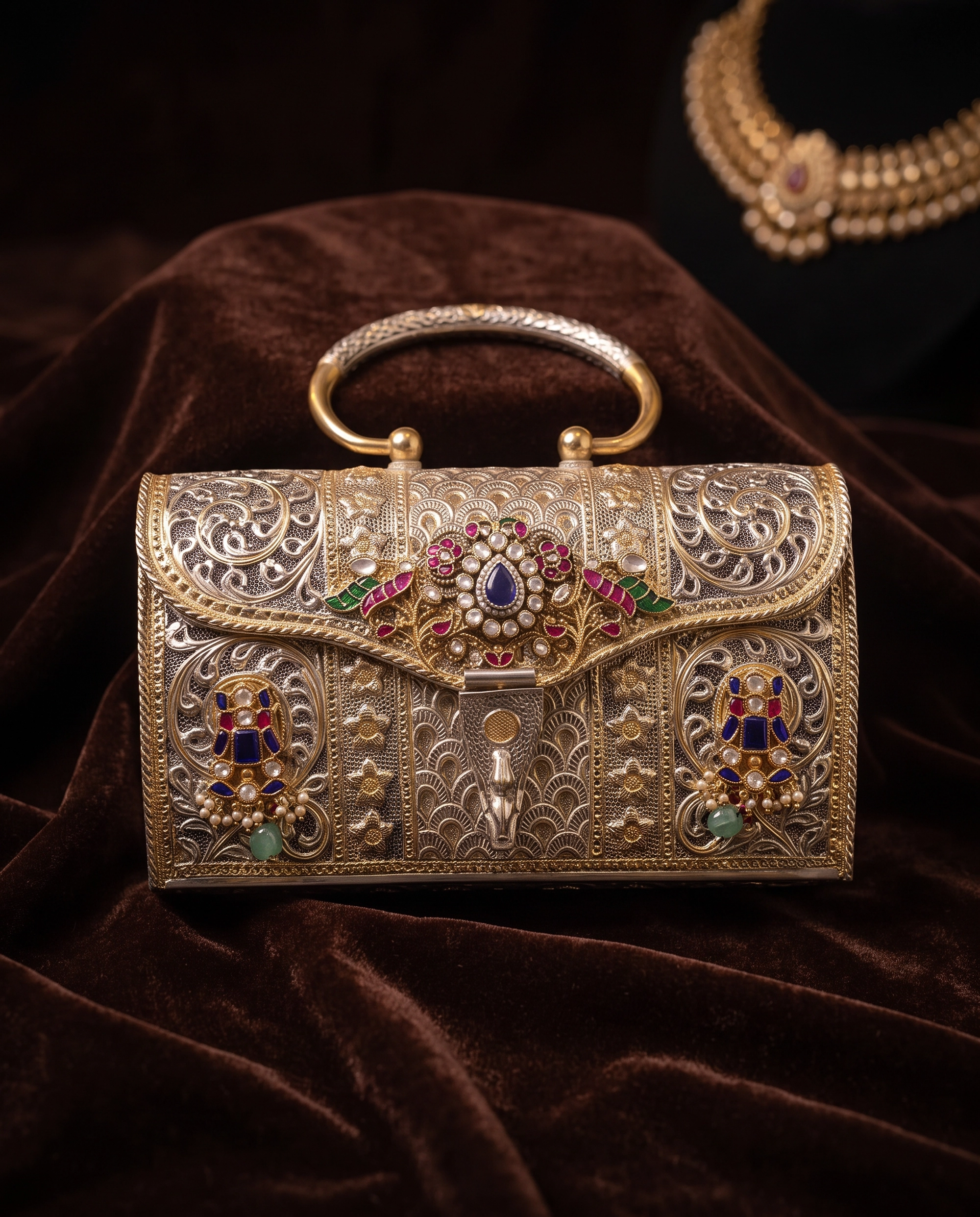 Antique 2 Tone Purse