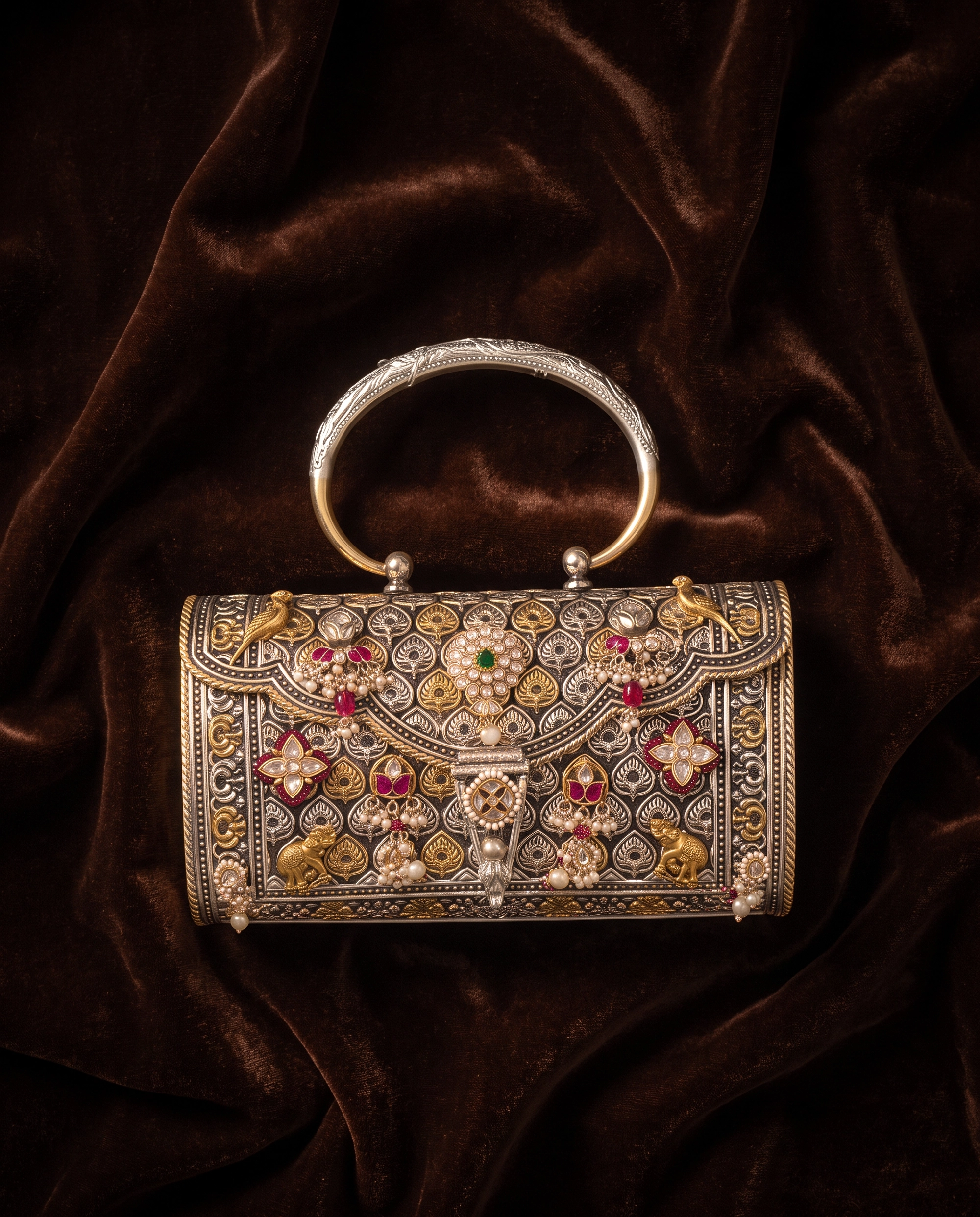 Antique 2 Tone Purse