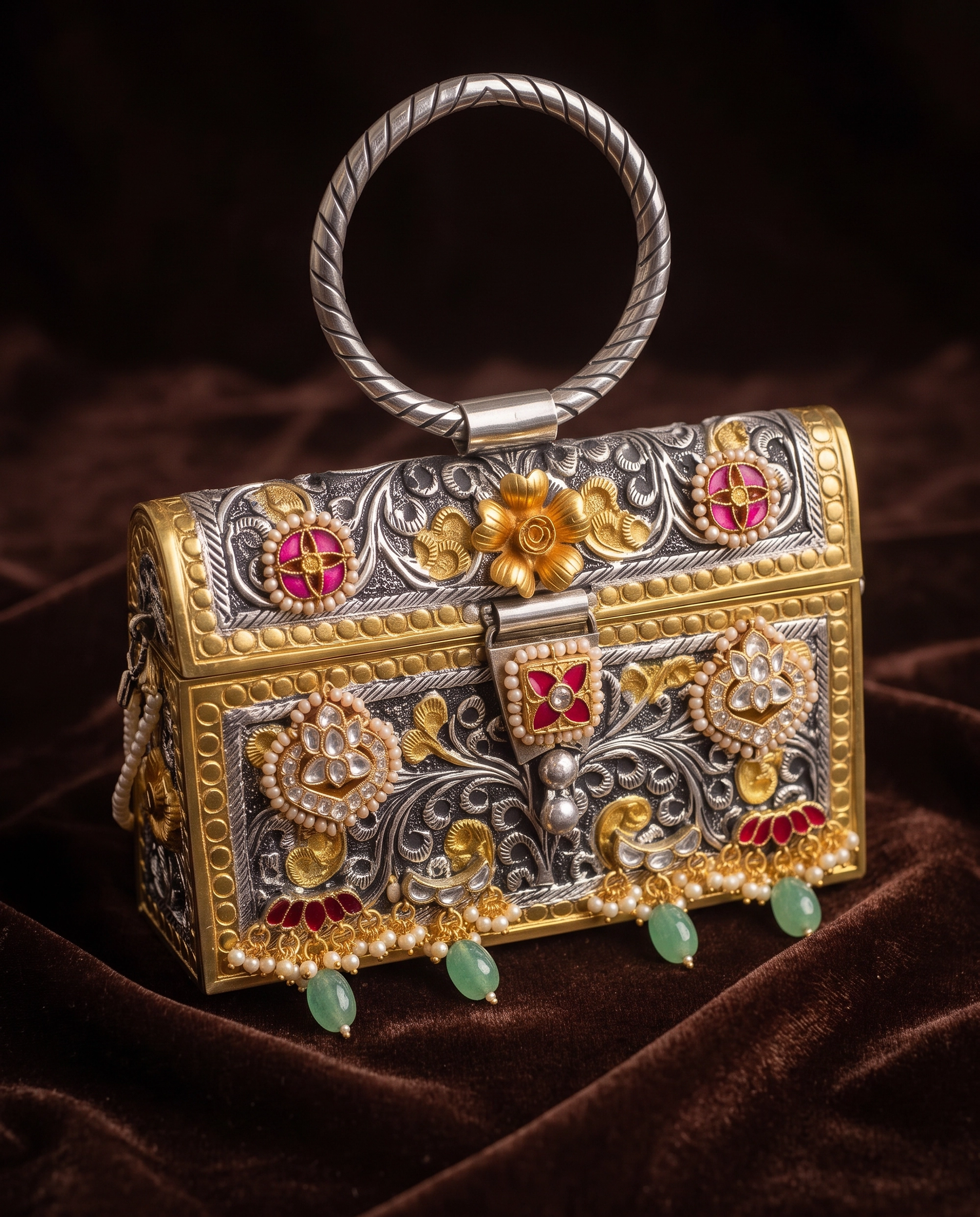 Antique 2 Tone Purse
