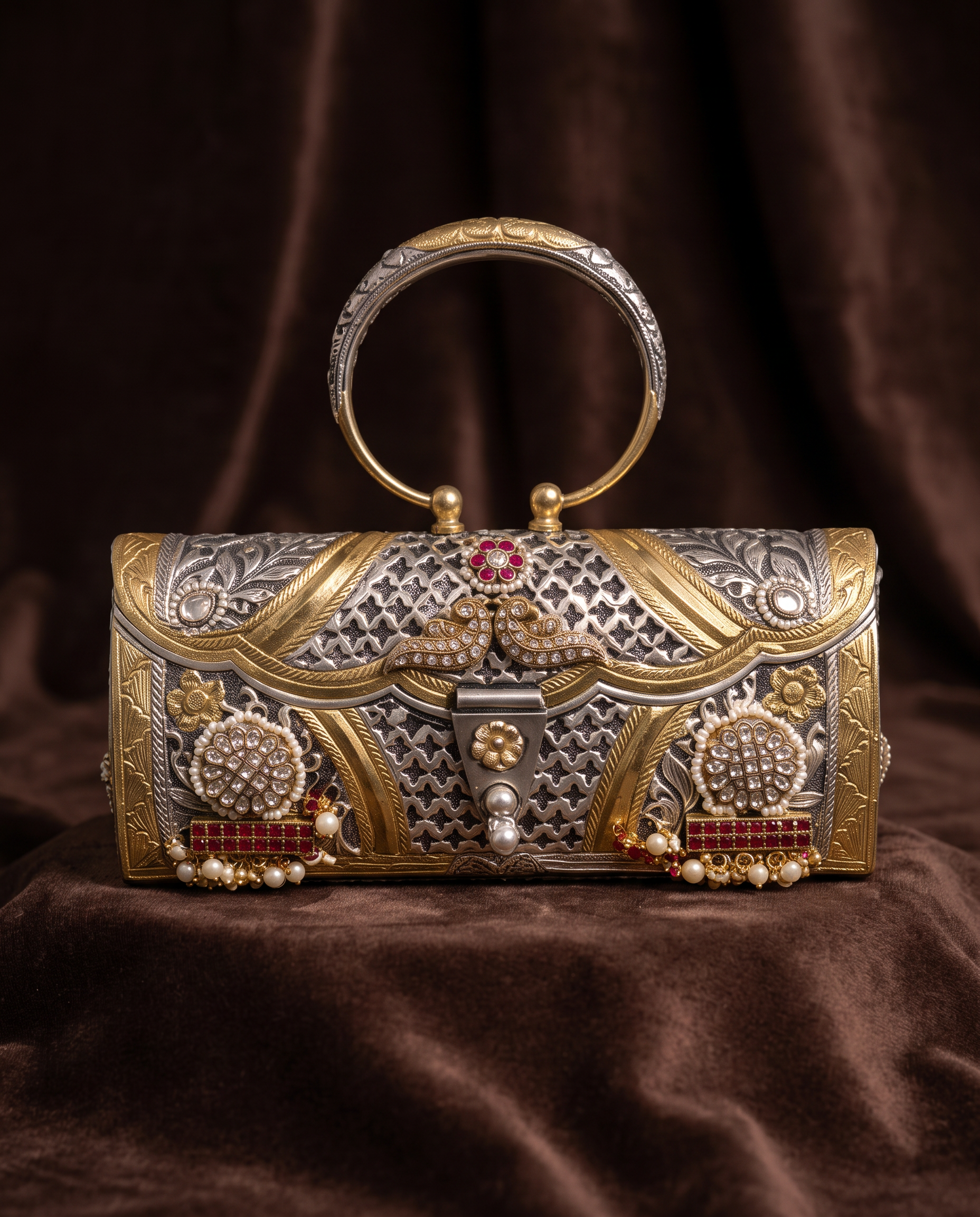 Antique  2 Tone Purse 