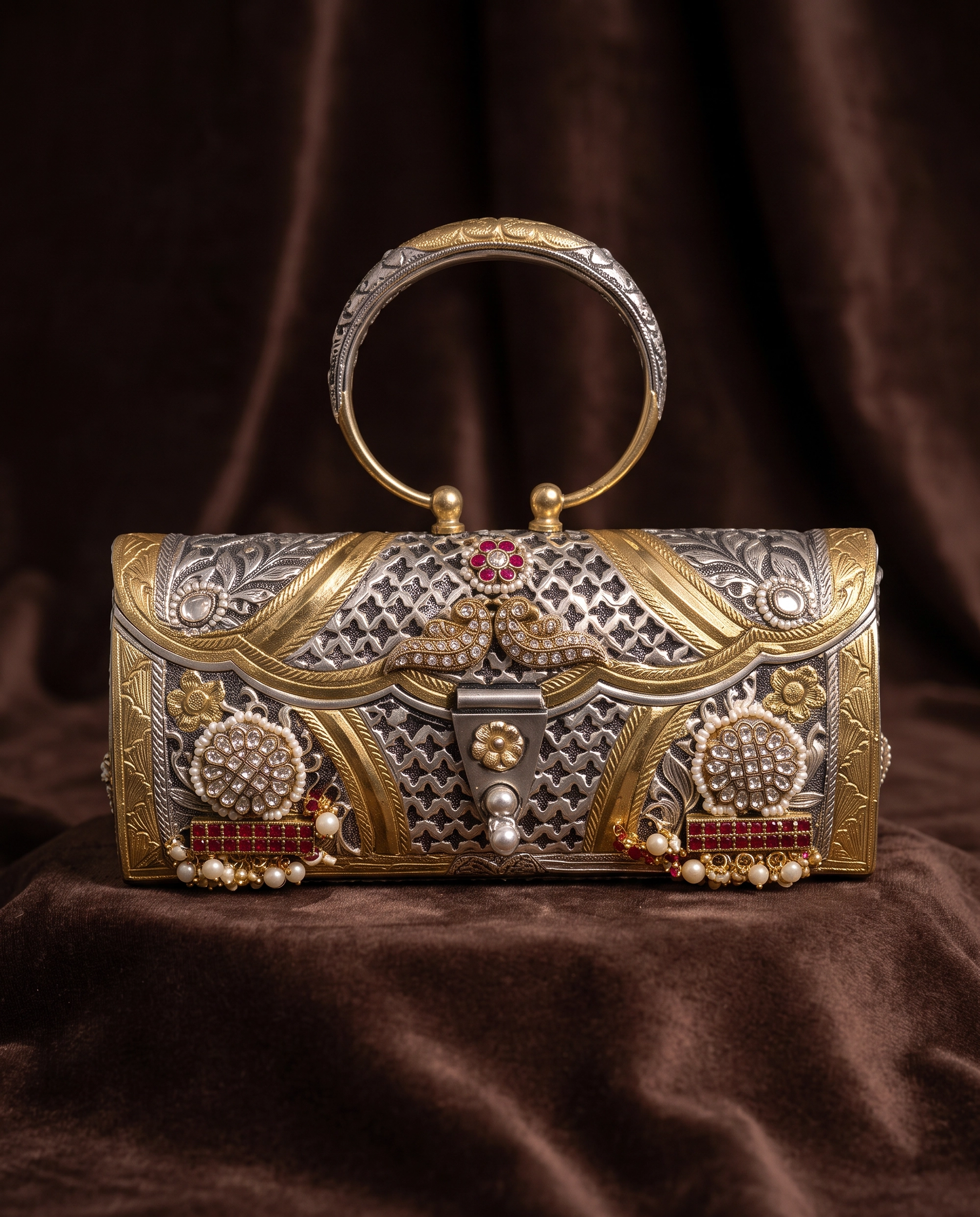 Antique 2 Tone Purse